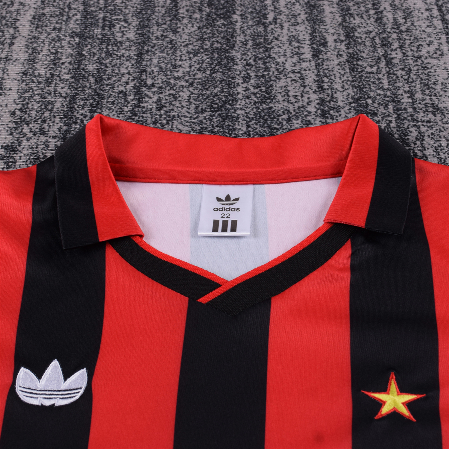 TKH-turbokithub-Retro AC Milan 1990-91 Home Kids Kit