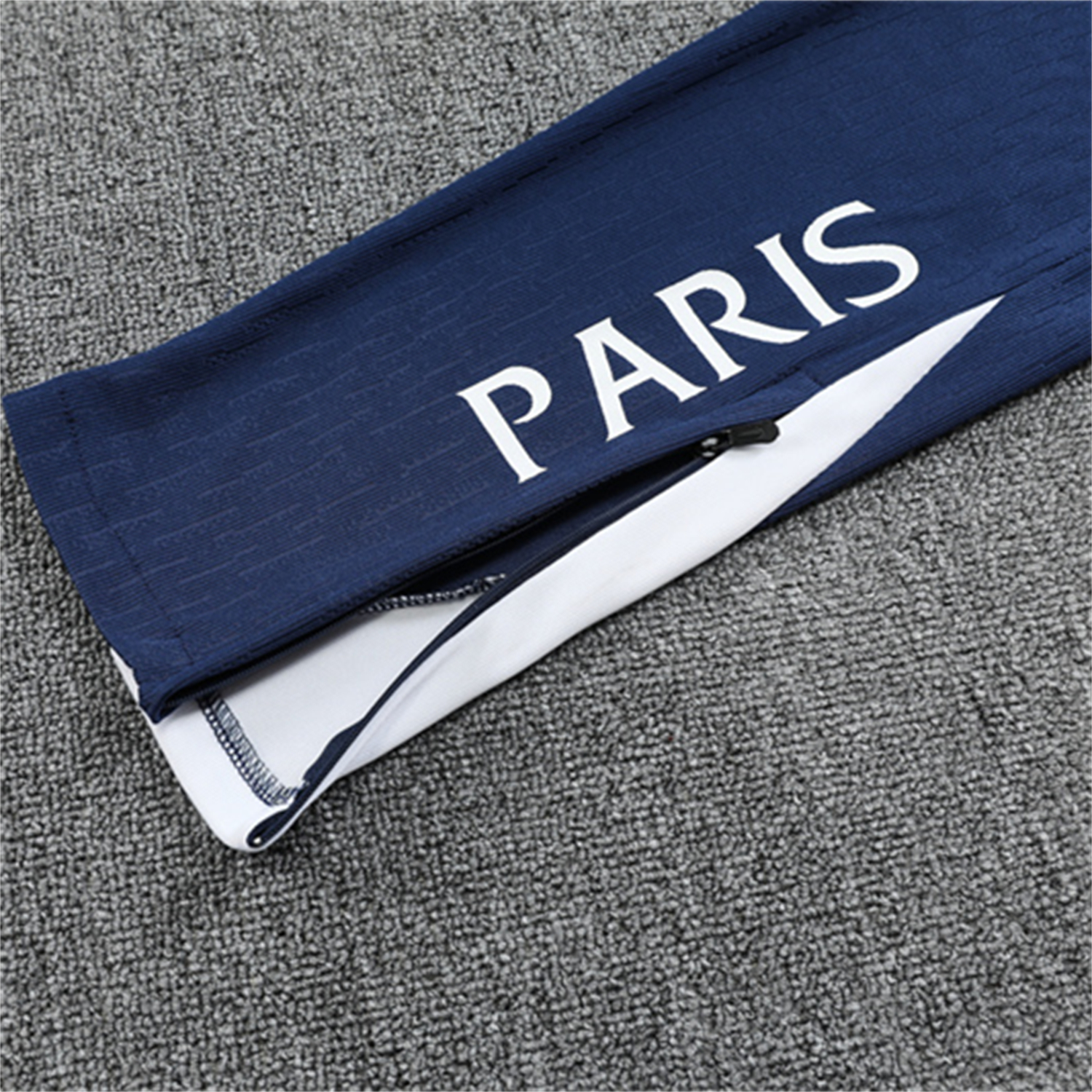 TKH-turbokithub-Paris Saint-Germain PSG 25-26 Long Sleeve Training Set - JD White Wing Royal Blue Top and Pants