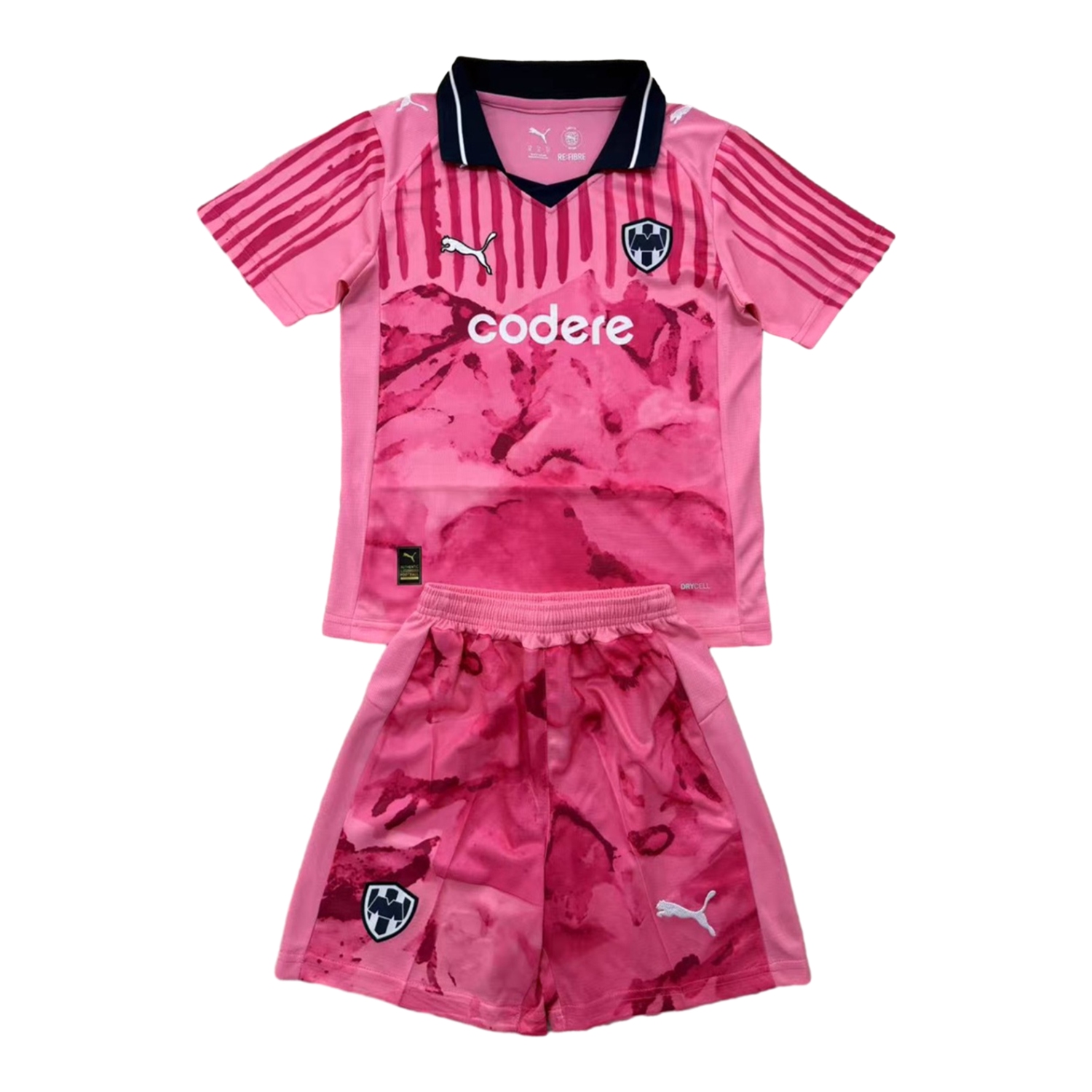 TKH-turbokithub-Rayados Monterrey 25-26 Pink Goalkeeper Men's Adult Jersey Set - Fans Version