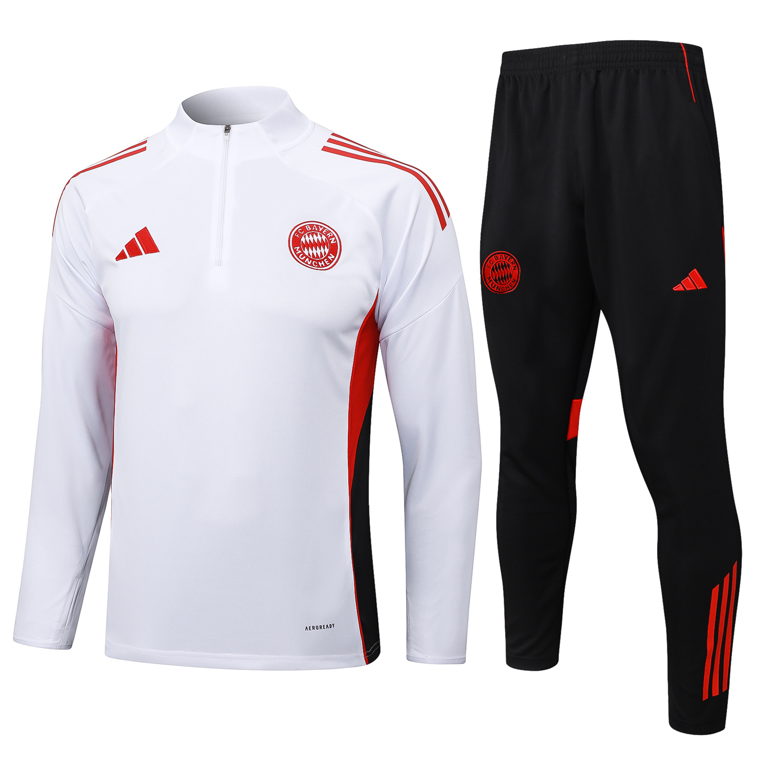 TKH-turbokithub-Bayern Munich 25-26 Long Sleeve Training Set - Dark Red