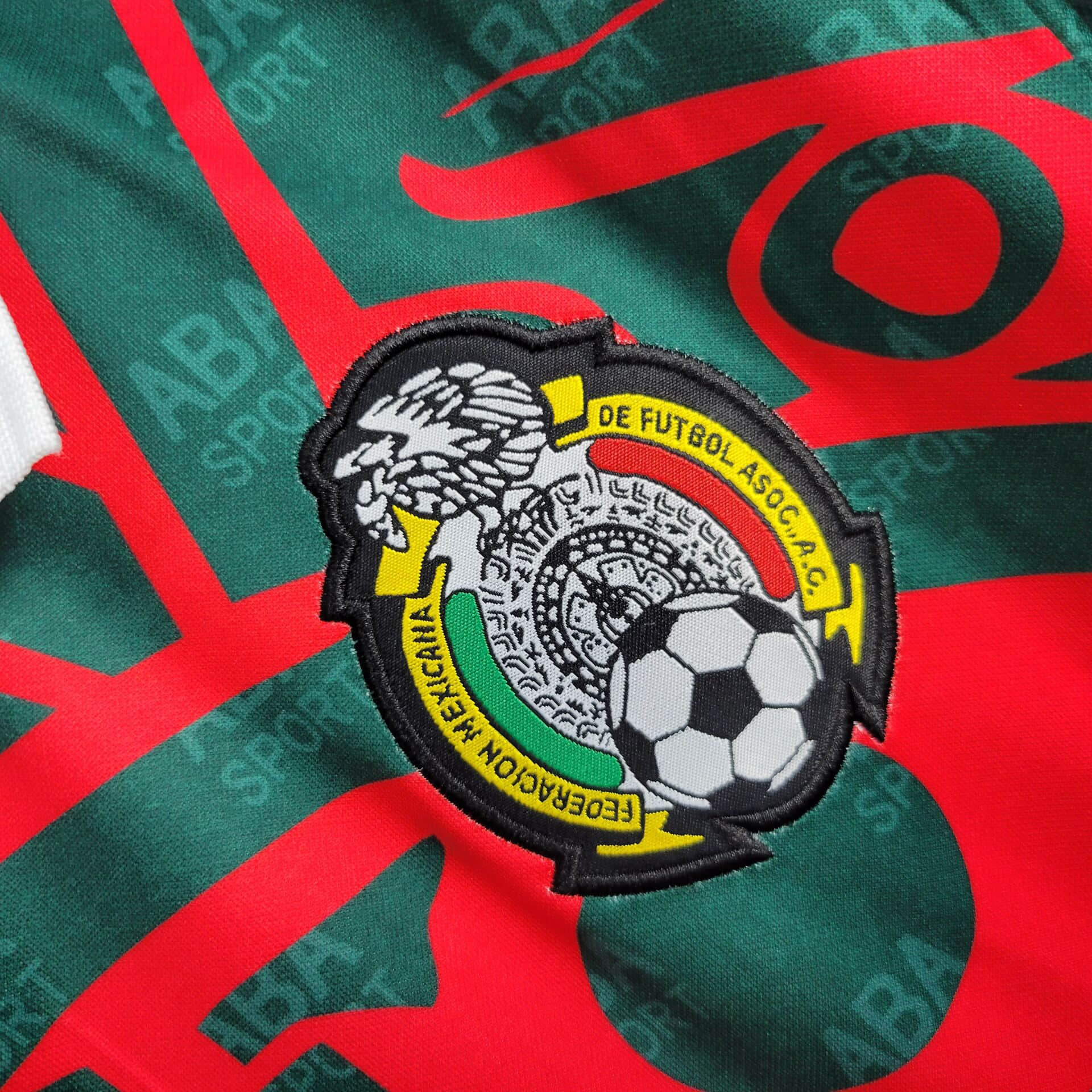 TKH-turbokithub-Retro Mexico 1997 Third Red Jersey