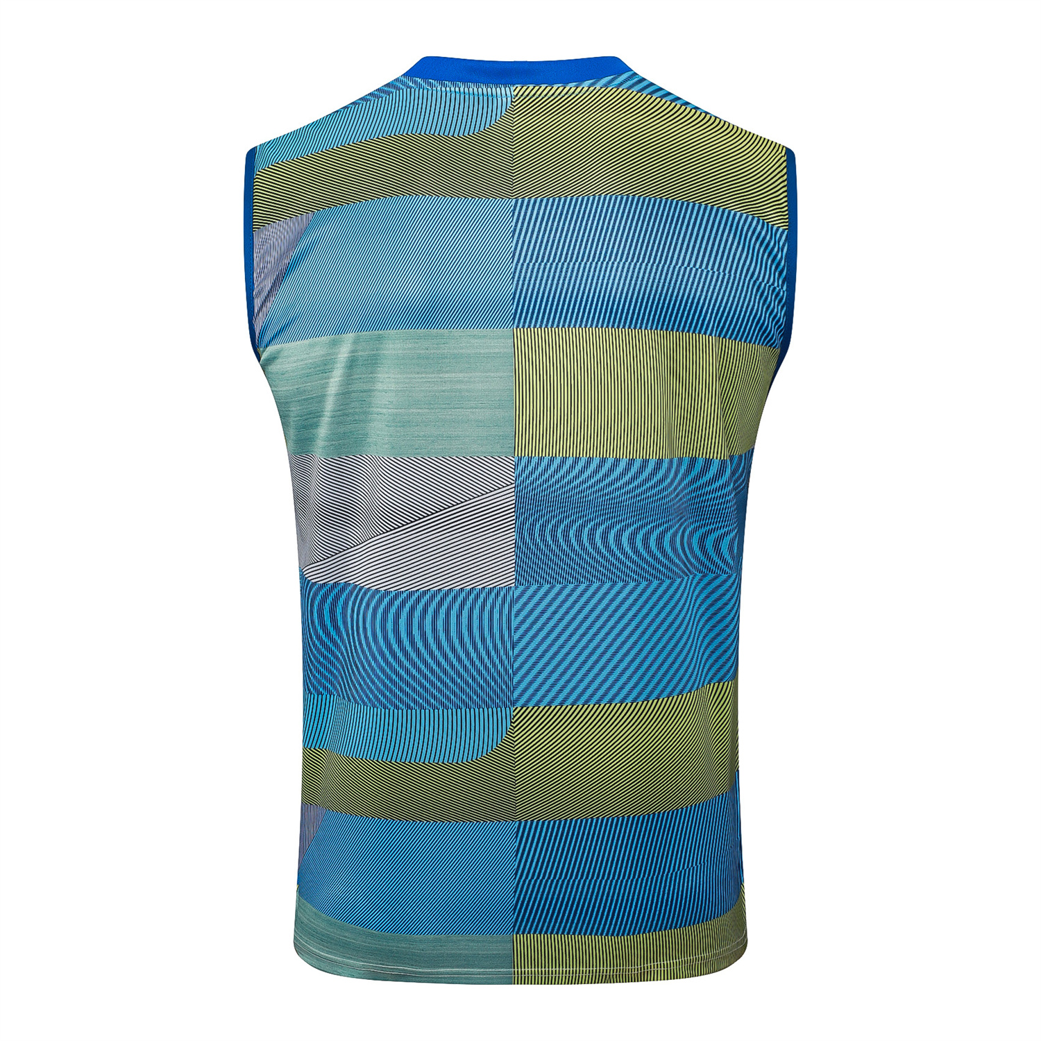 TKH-turbokithub-Real Madrid 25-26 Vest Training Set - Blue-Gray Camouflage Vest and Black Shorts