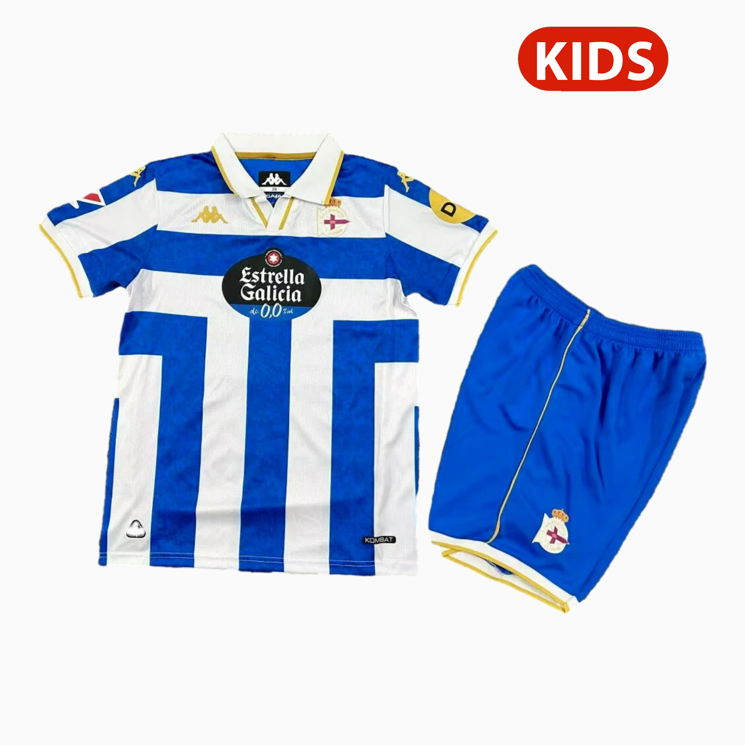 TKH-turbokithub-Deportivo de La Coruña 25-26 Home Kids Kit