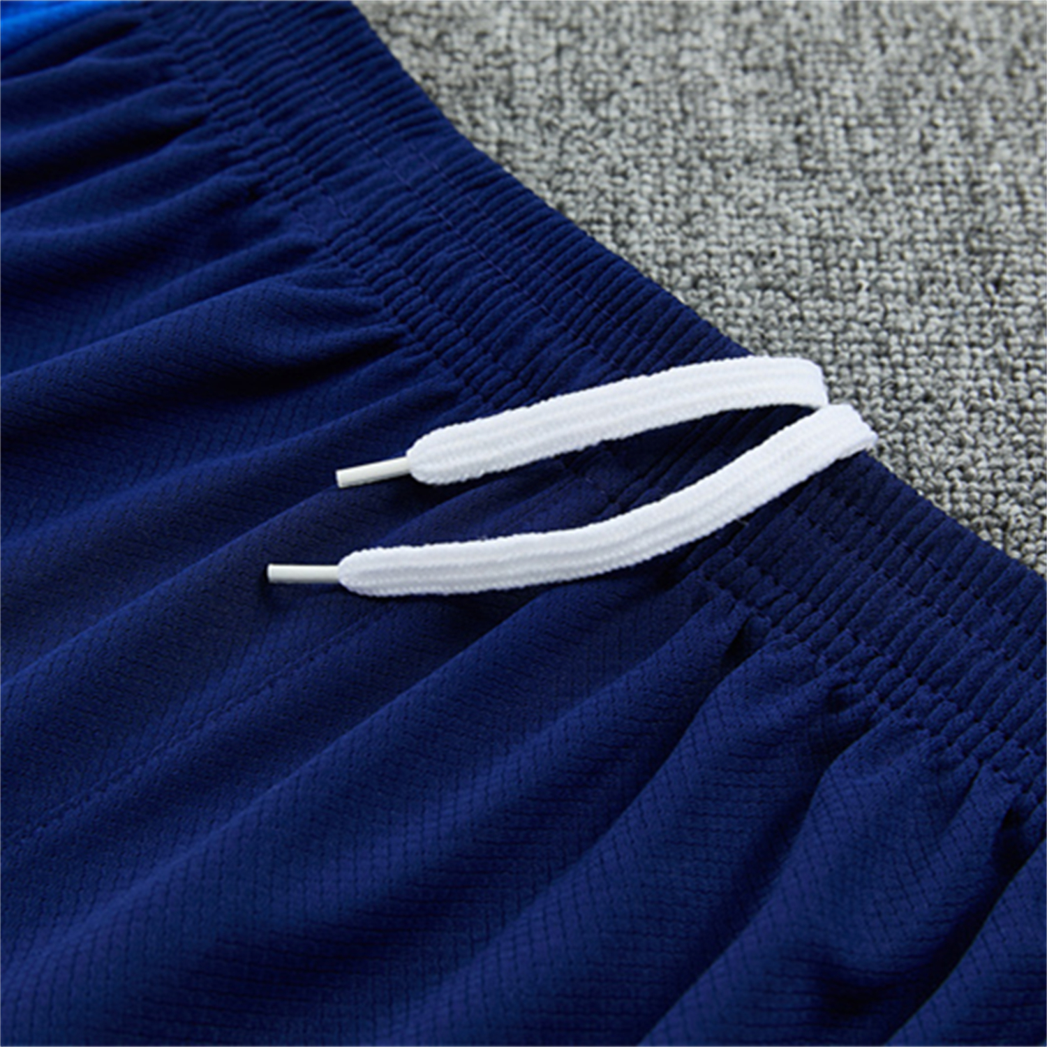 TKH-turbokithub-Inter Milan 26-27 Short-Sleeve Kids Training Set - Ocean Blue Top & Deep Blue Shorts