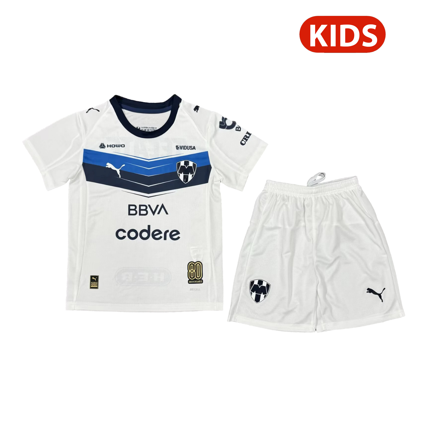 TKH-turbokithub-Rayados Monterrey 25-26 Away Kids Kit