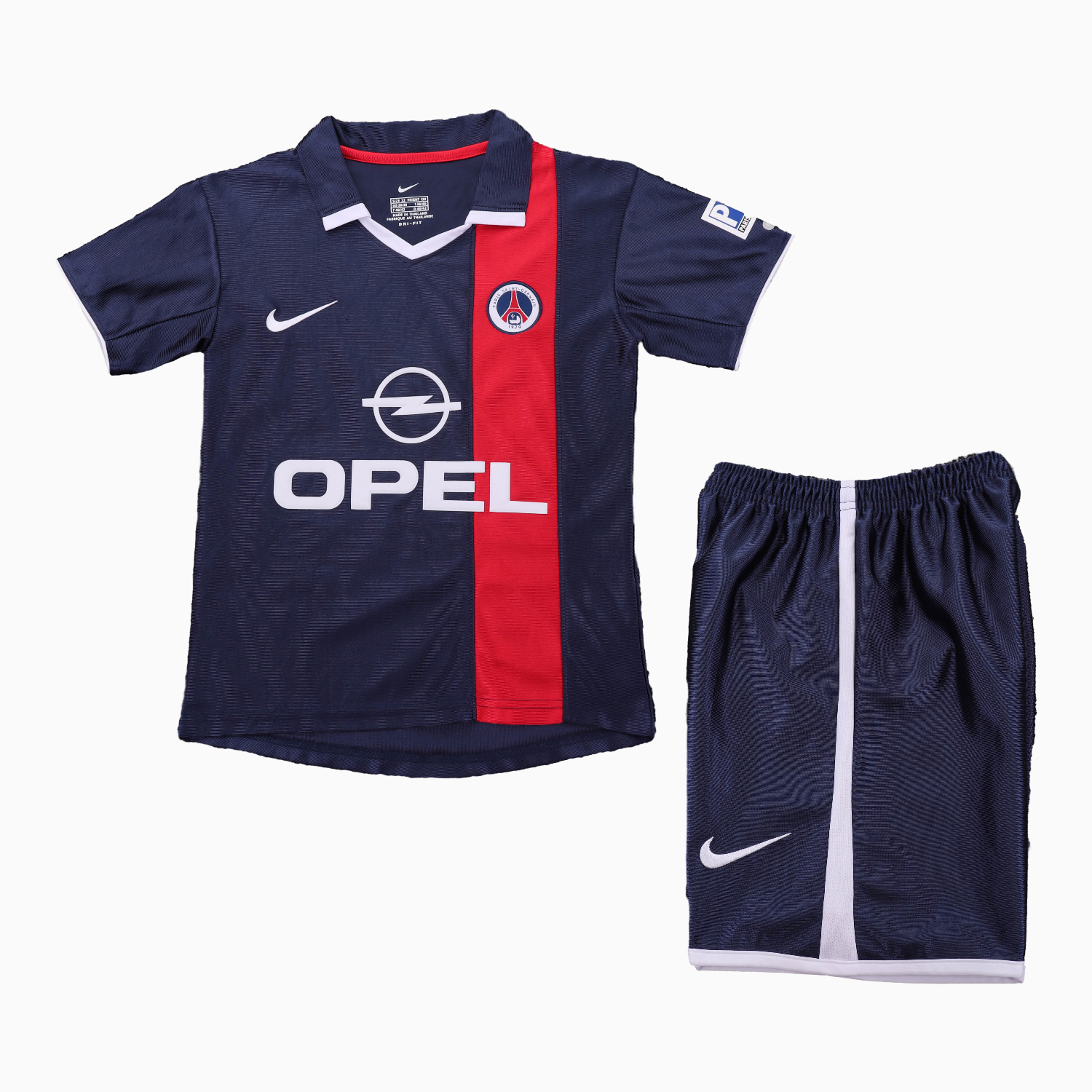 TKH-turbokithub-Retro Paris Saint-Germain PSG 2001-02 Home Kids Kit