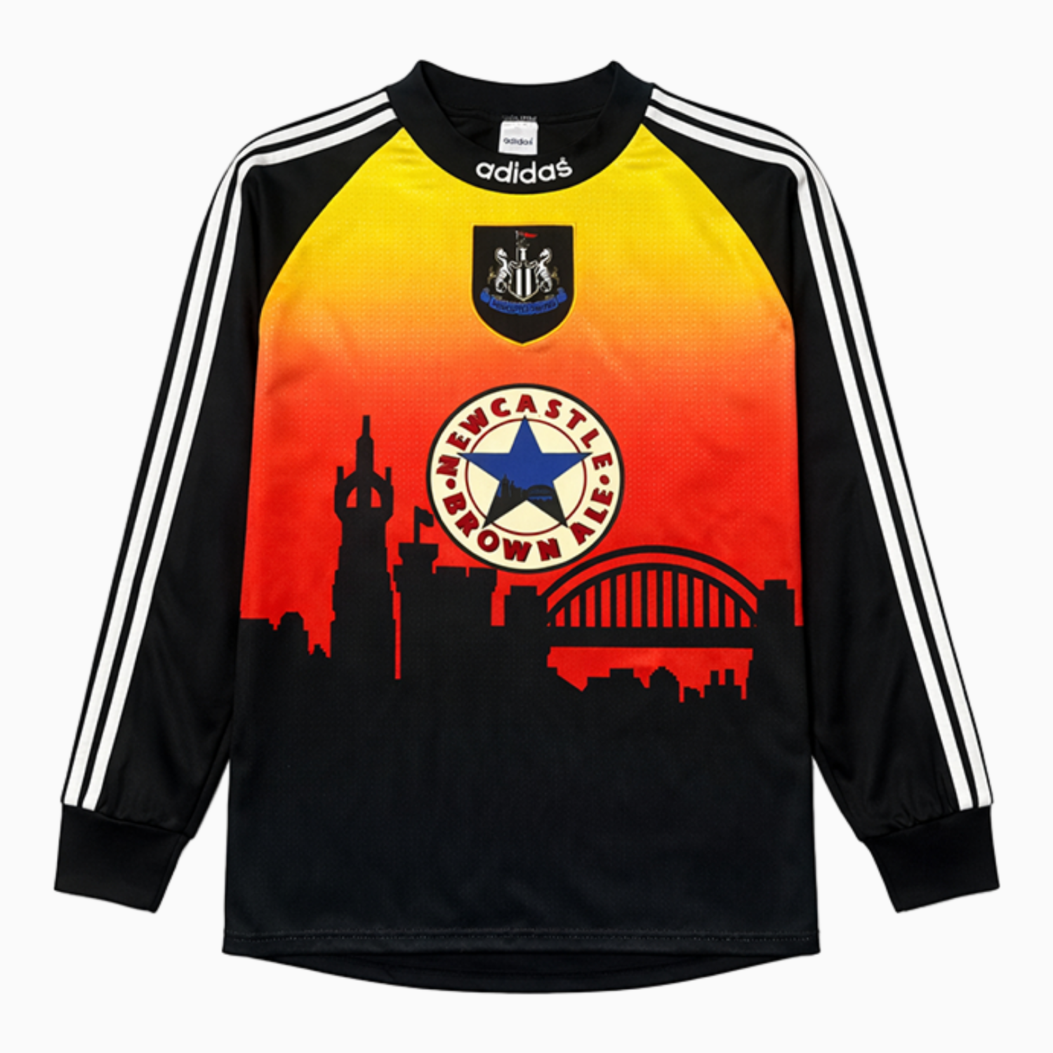 TKH-turbokithub-Retro Newcastle United 1996-97 Long Sleeves Goalkeeper Jersey