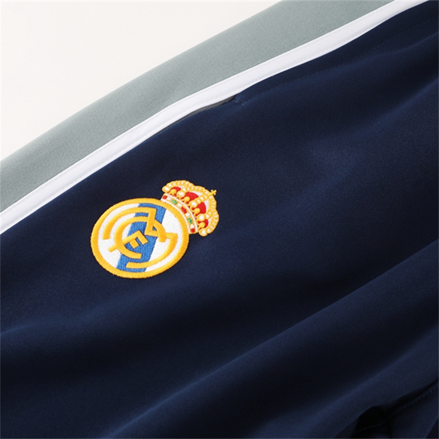 TKH-turbokithub-Real Madrid 25-26 Jacket Training Tracksuit - Blue Grey Jackets & Pants