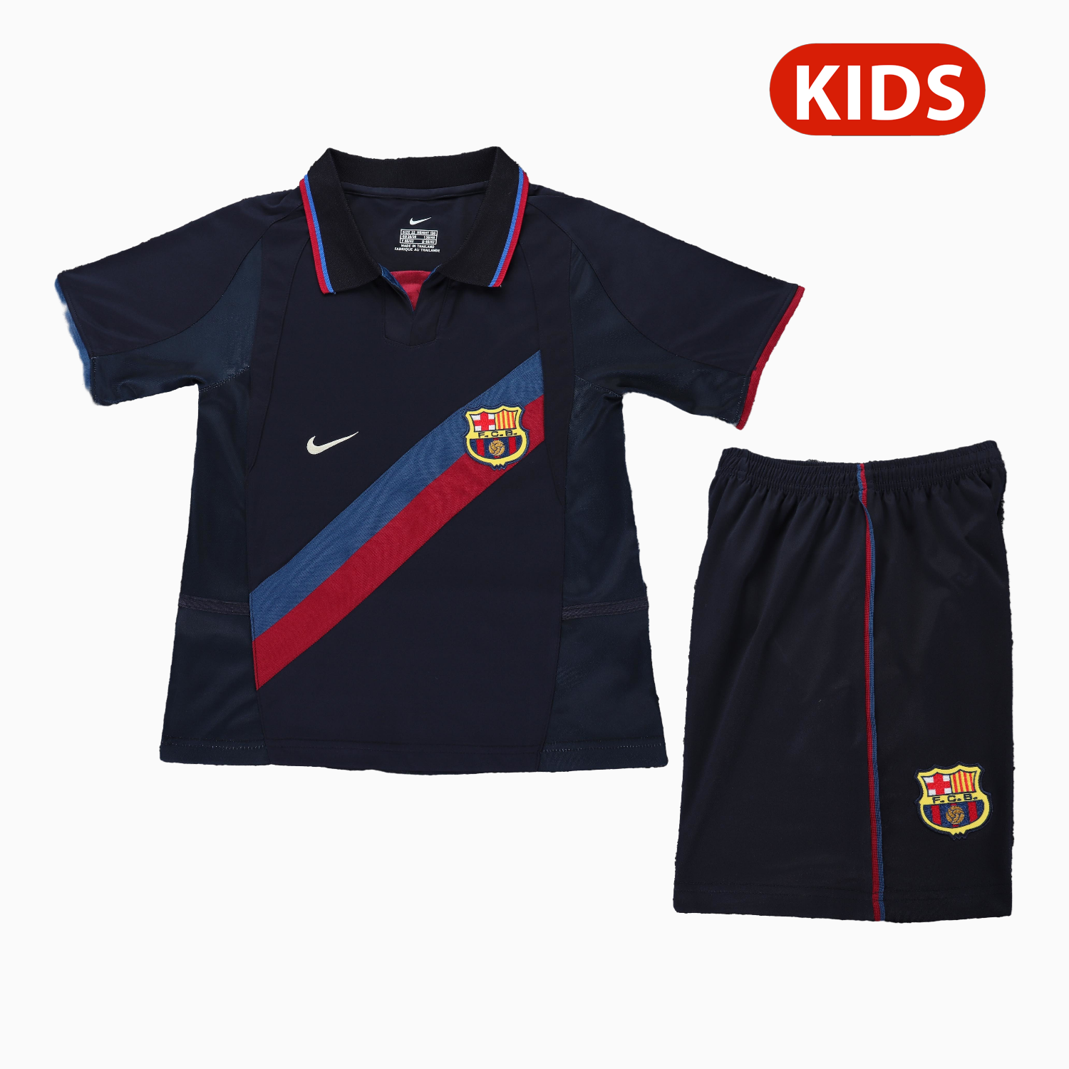 TKH-turbokithub-Retro Barcelona 2002-03 Third Kids Kit