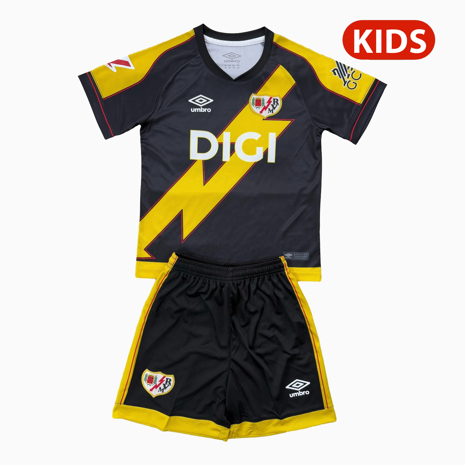TKH-turbokithub-Rayo Vallecano 25-26 Third Kids Kit