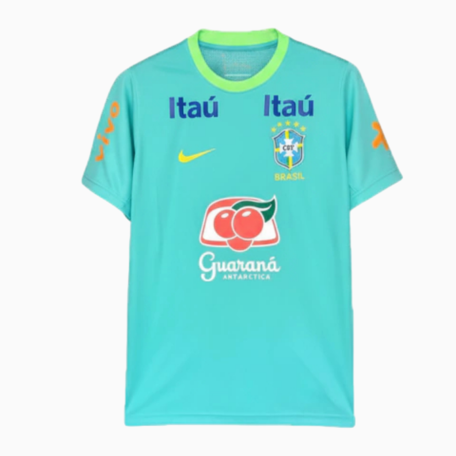 TKH-turbokithub-Brazil 2026 Tiffany Blue Training Jersey - Fans Version