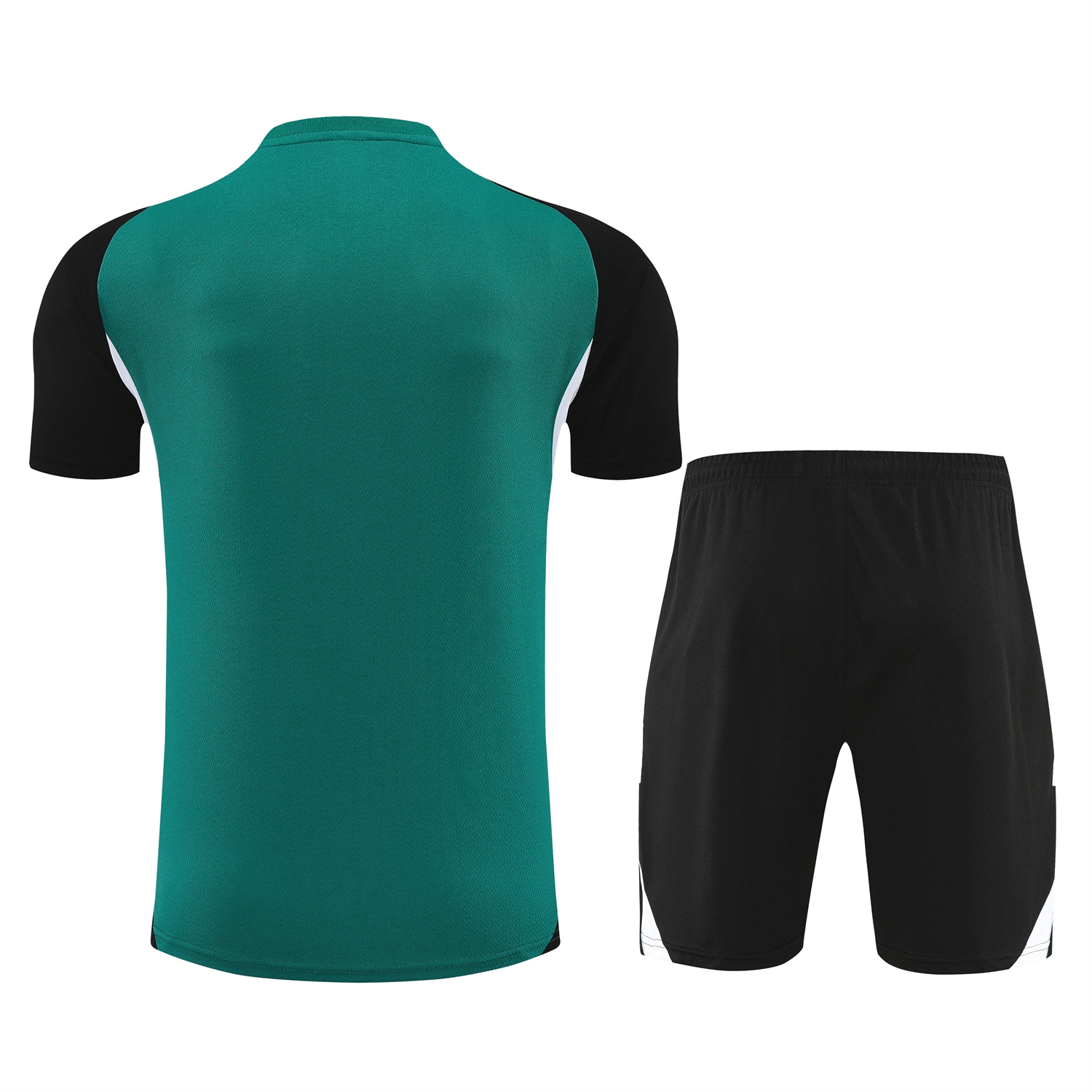 TKH-turbokithub-Liver.pool 25-26 Short-Sleeve Training Set - Green With Black Top & Black Shorts
