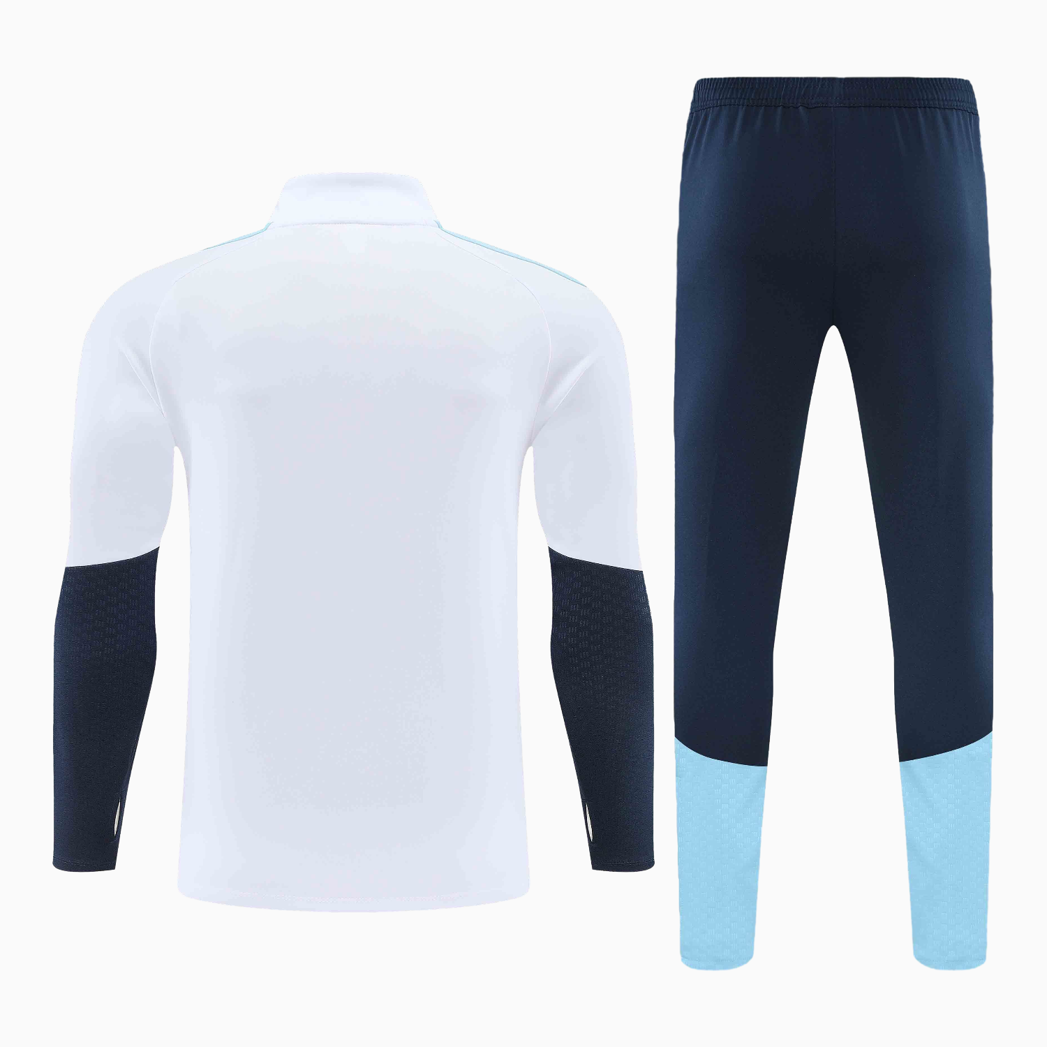 TKH-turbokithub-Argentina 2026 Kids Long Sleeve Training Set - White Top & Black Pants