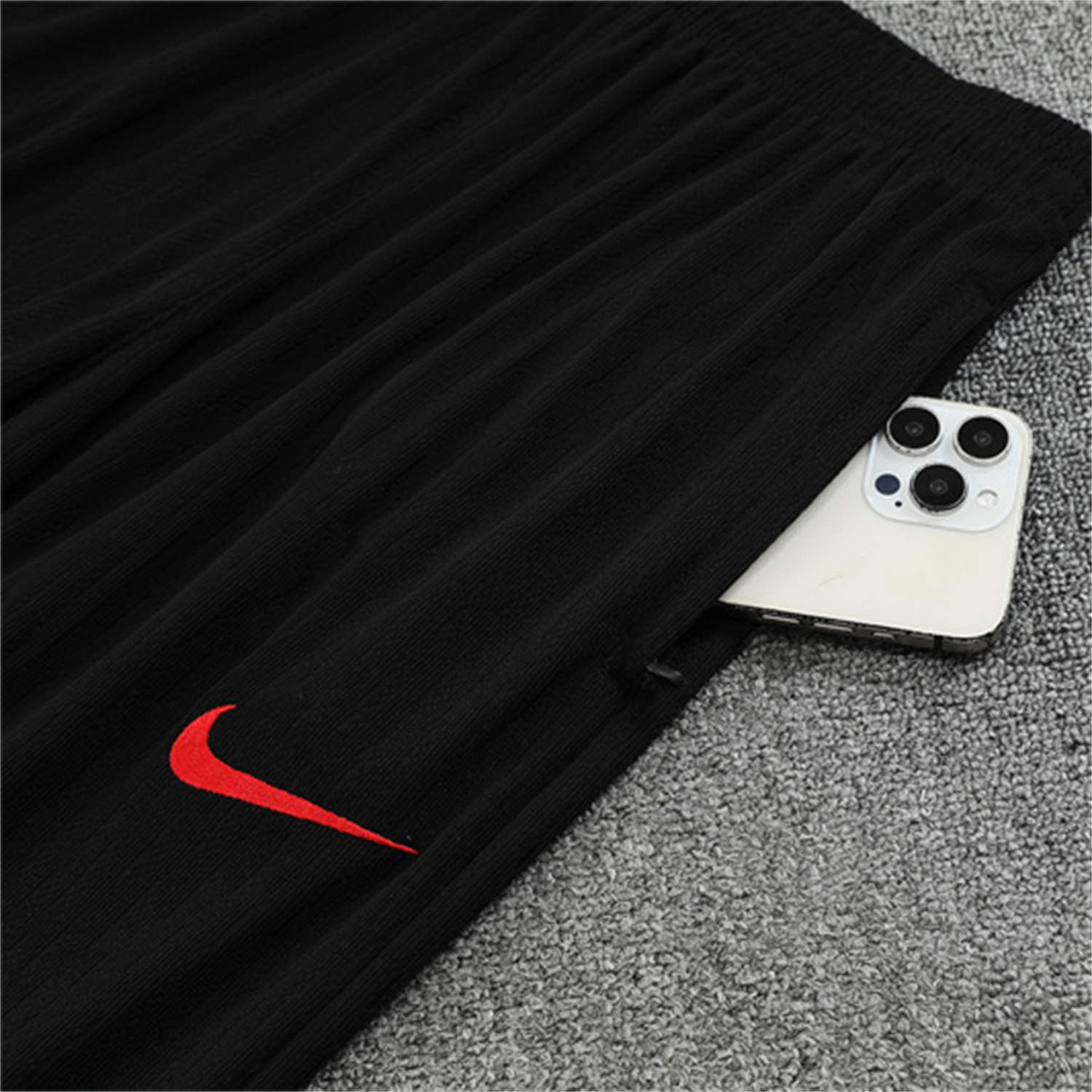 TKH-turbokithub-Paris Saint-Germain PSG 25-26 Long Sleeve Training Set - Player Version - Black Top and Black Pants