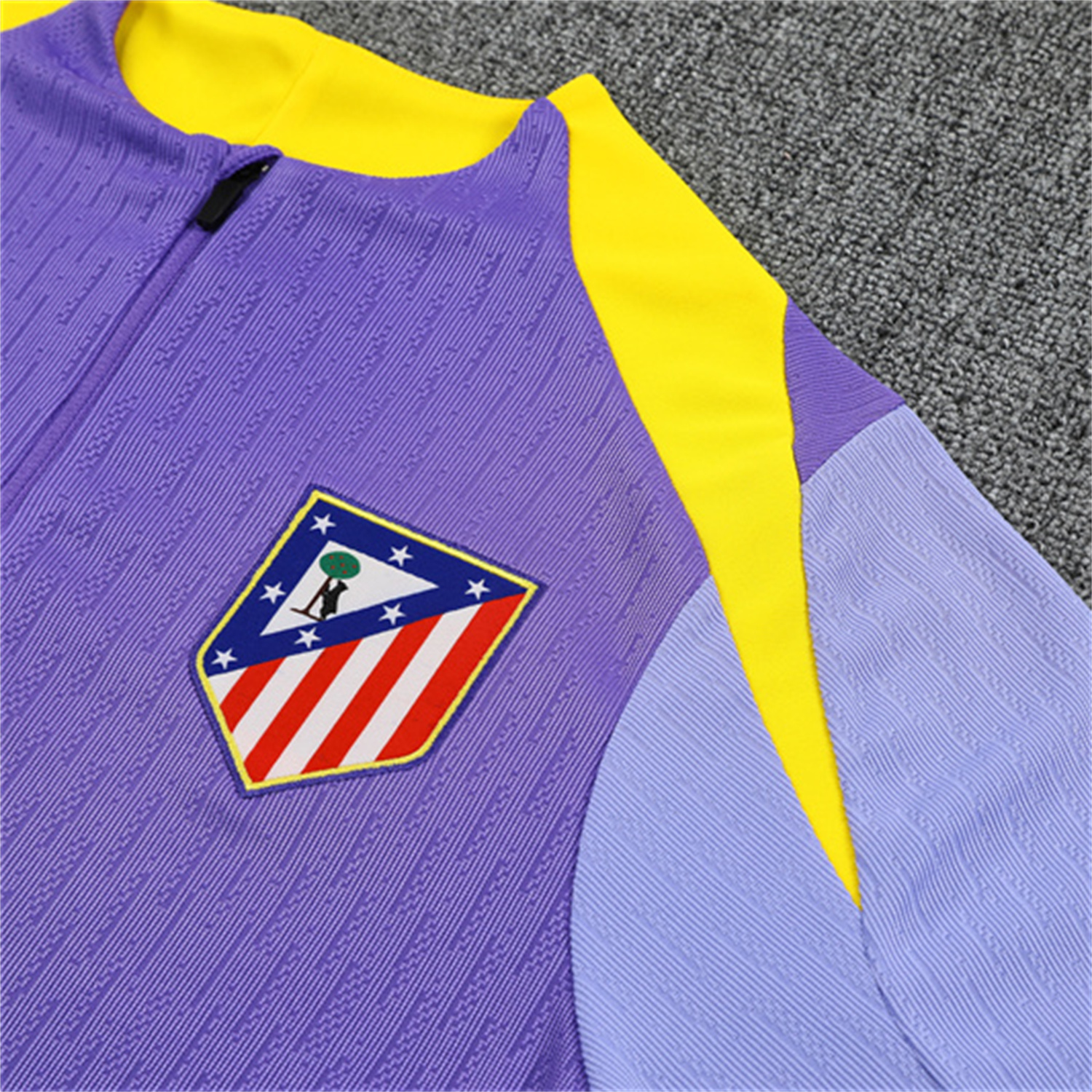 TKH-turbokithub-Atletico Madrid 25-26 Long Sleeves Training Set - Purple Top & Purple Pants