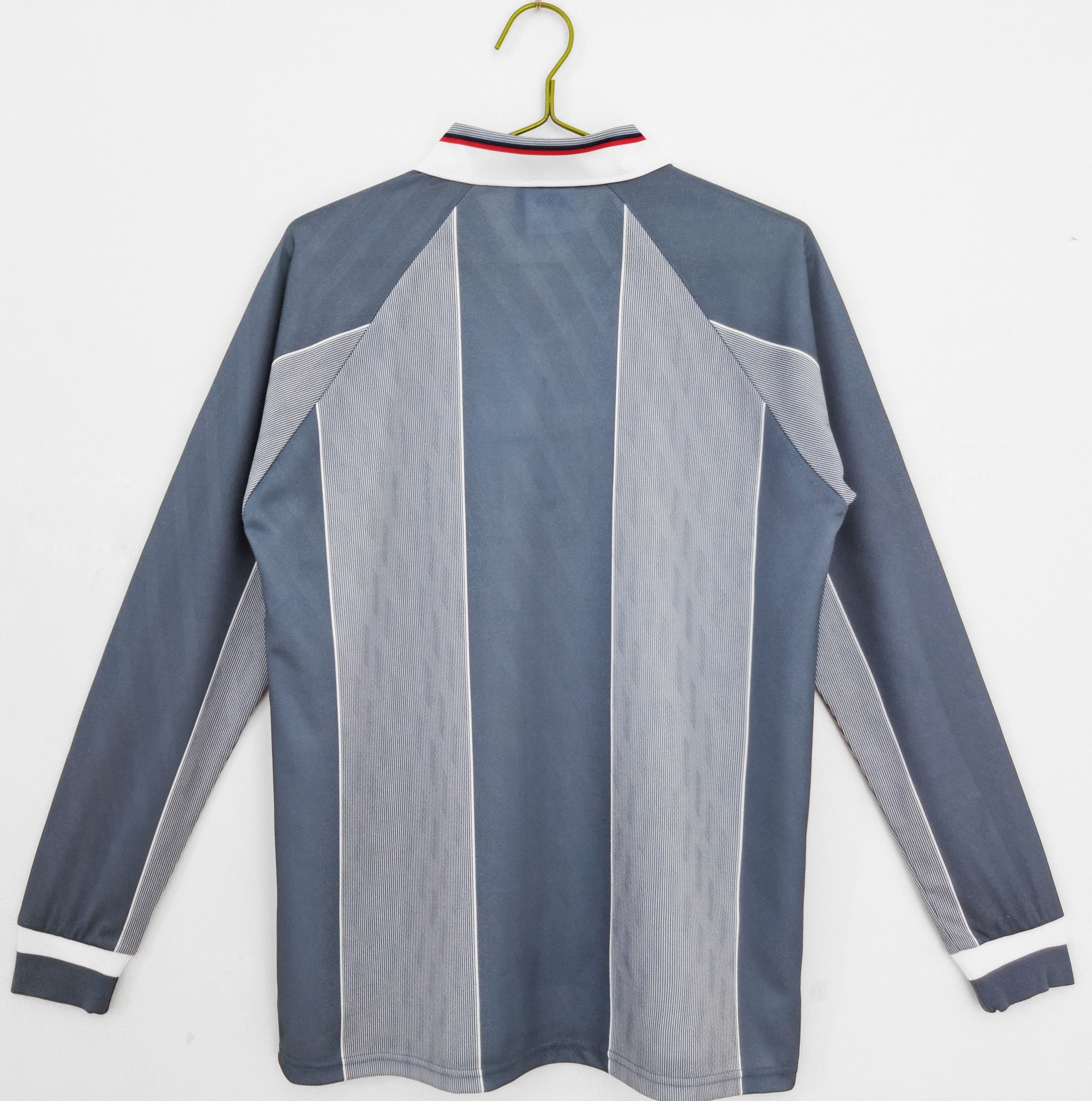 TKH-turbokithub-Retro England 1996 Away Stadium Long Sleeve Jersey
