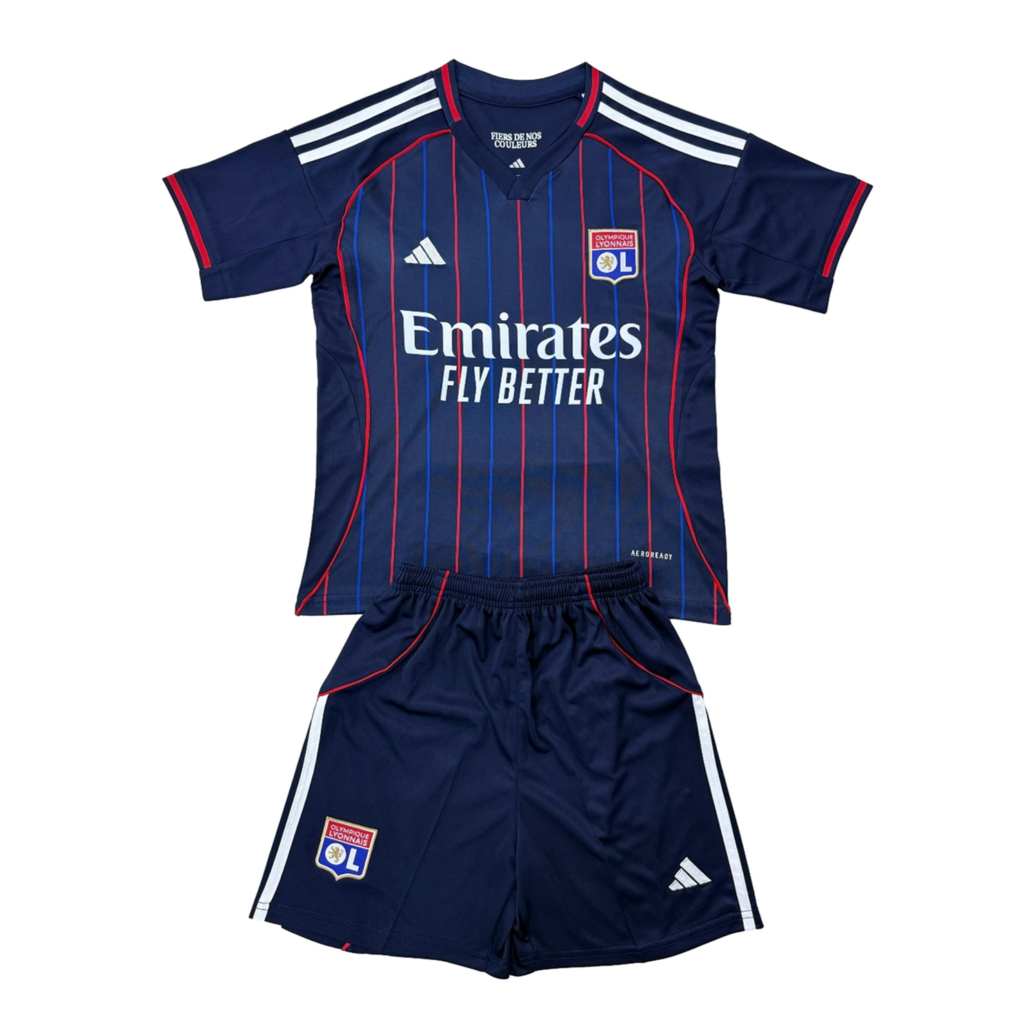 TKH-turbokithub-Lyon 25-26 Away Men's Adult Jersey Set - Fans Version
