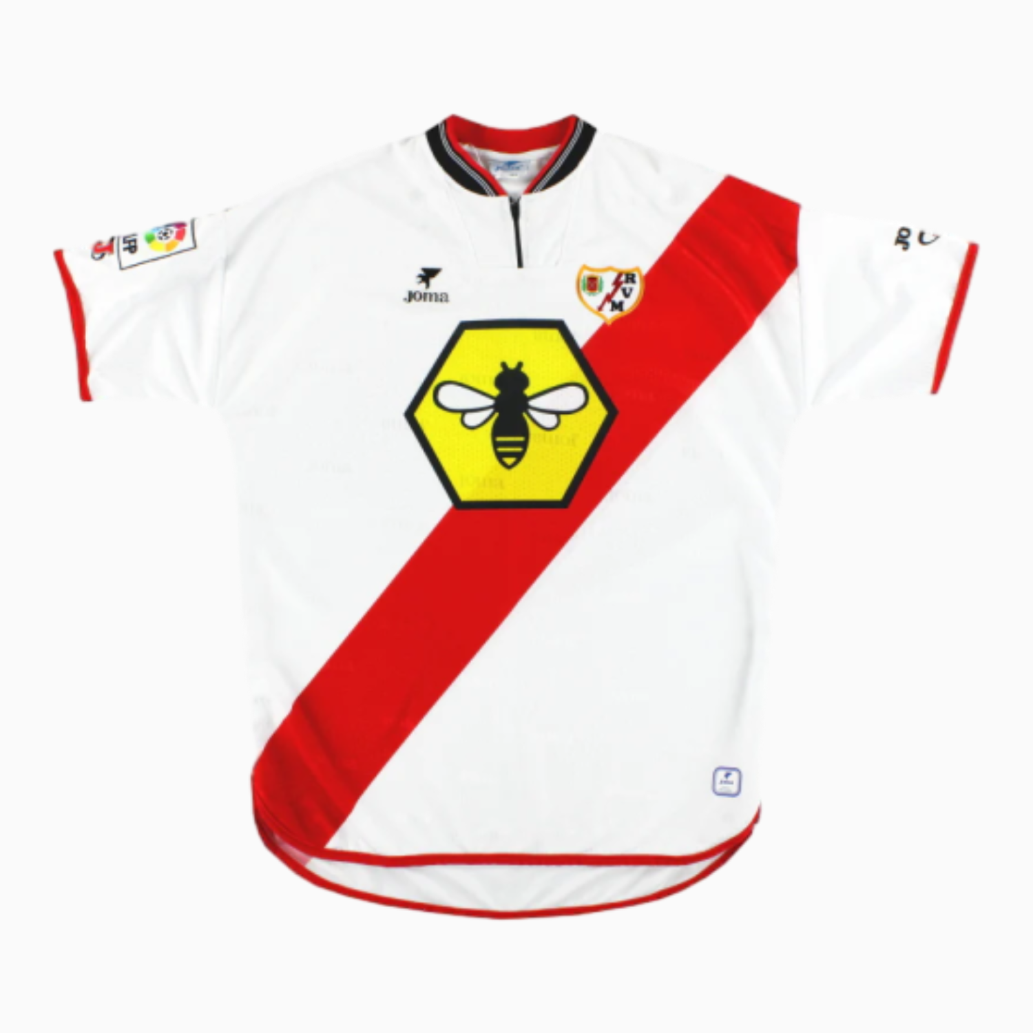 TKH-turbokithub-Retro Rayo Vallecano 2001-02 Home Jersey