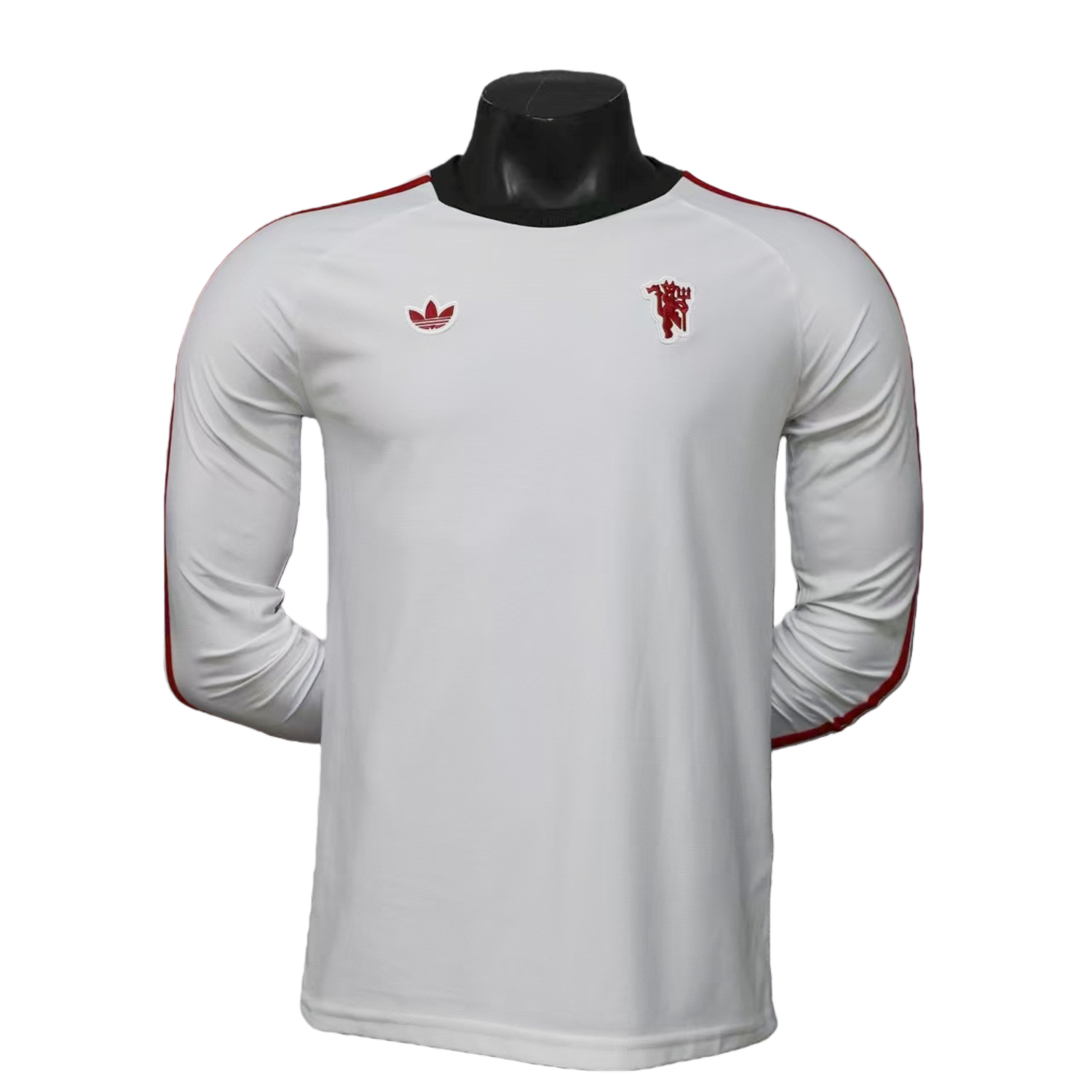 TKH-turbokithub-Manchester United 26-27 White Casual Long Sleeves Jersey - Player Version