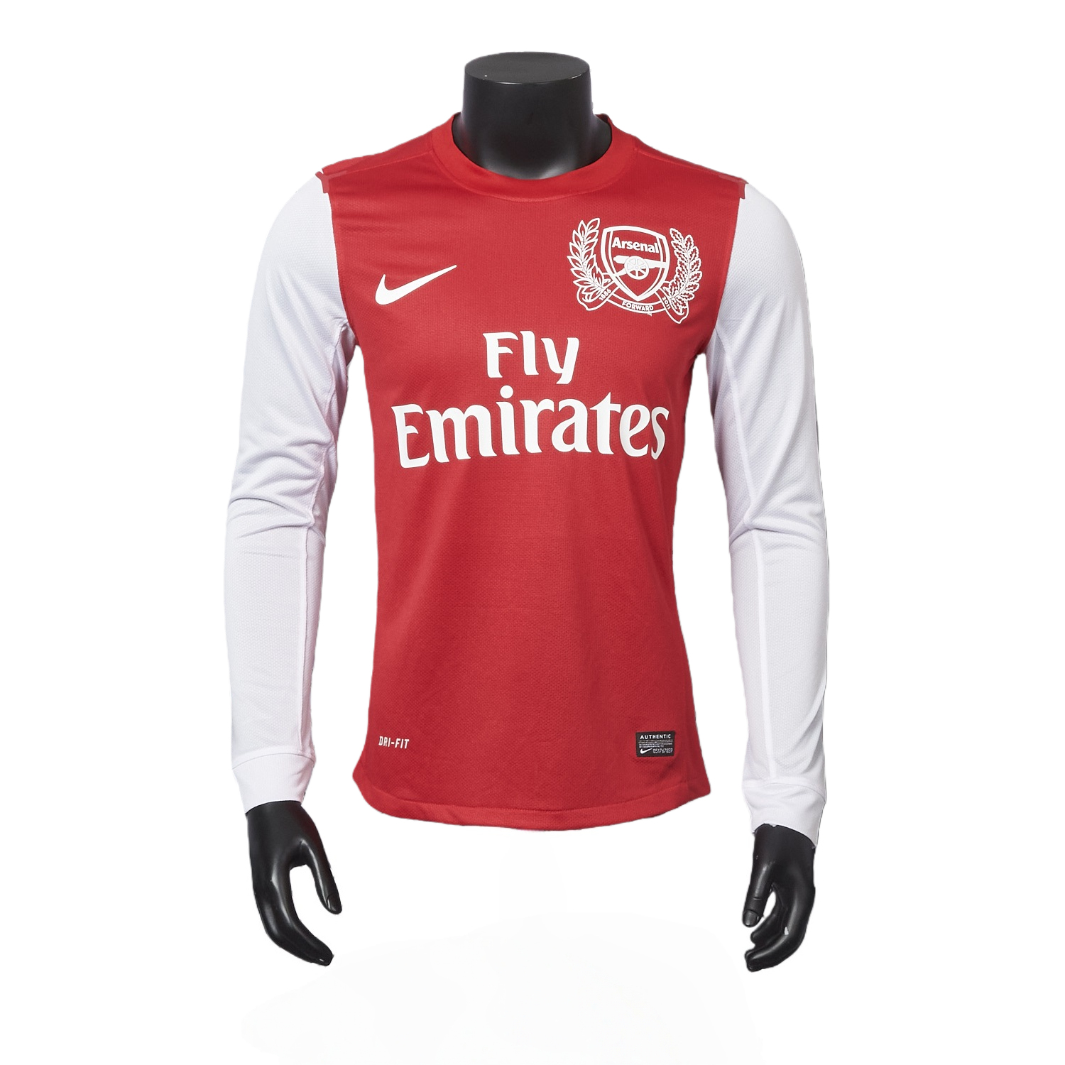 TKH-turbokithub-Retro Arsenal 2011-12 Home Long Sleeve Jersey - Player Version