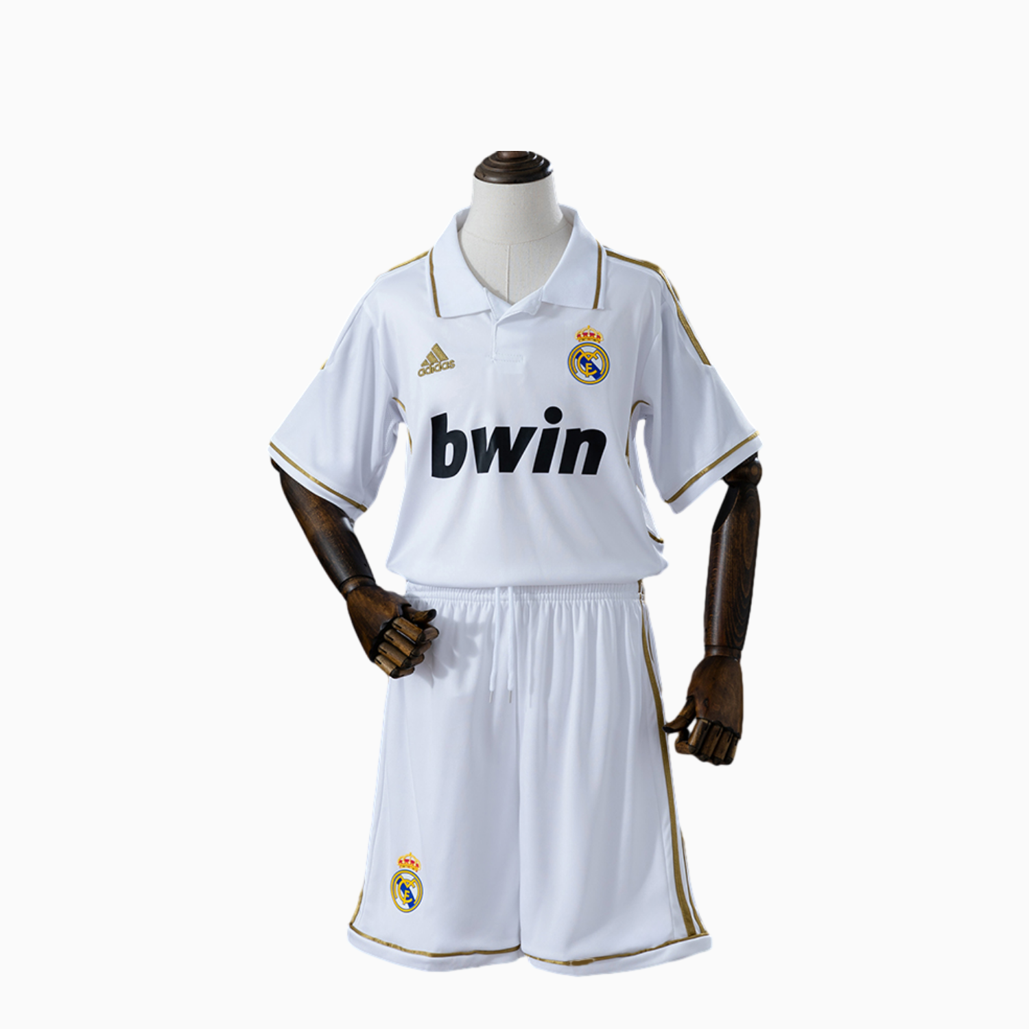 TKH-turbokithub-Retro Real Madrid 11-12 Home Stadium Kids Kit