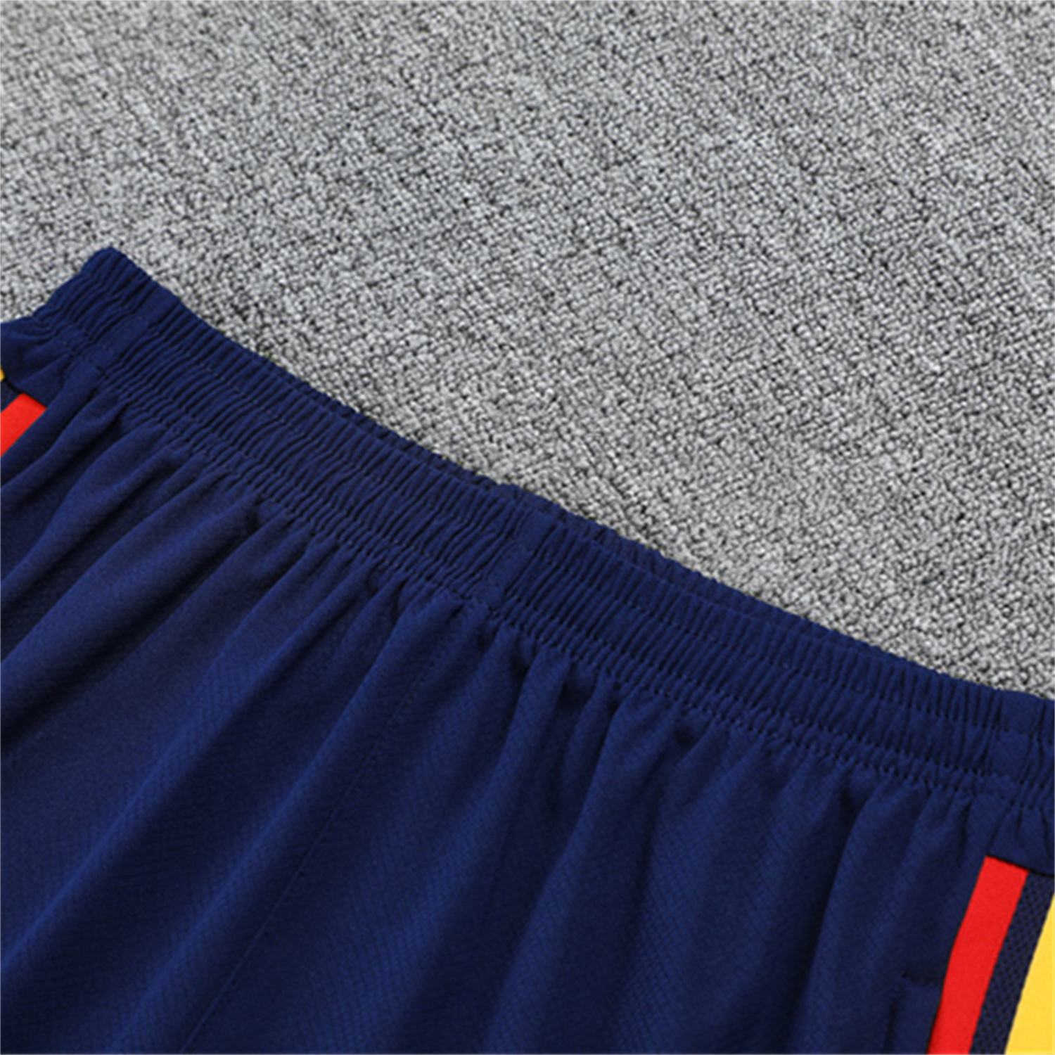 TKH-turbokithub-Spain 2026 Kids Short-Sleeve Training Set - Royal Blue Top & Shorts