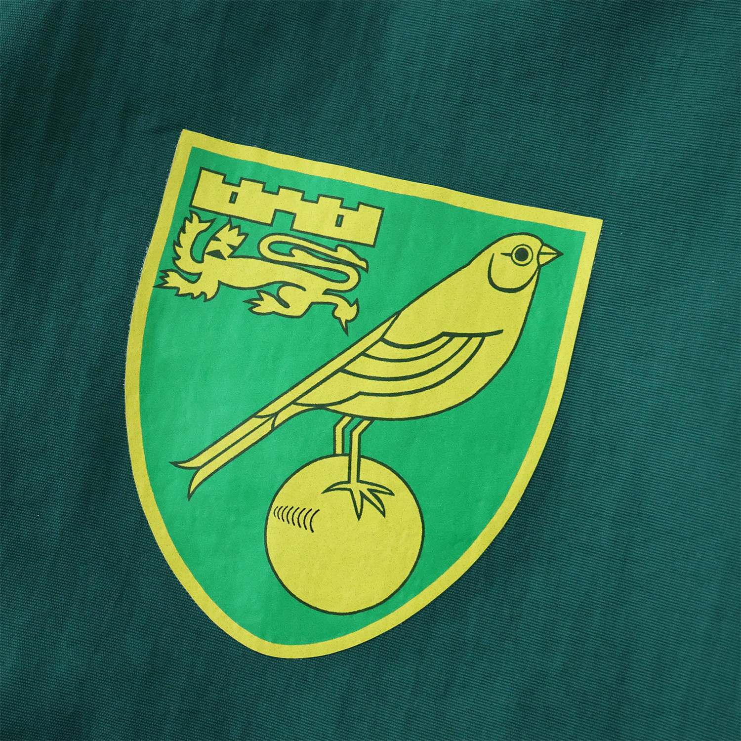 TKH-turbokithub-Norwich City 1992-94 Retro Style Double Sided Reversible Windbreaker - Green & Yellow