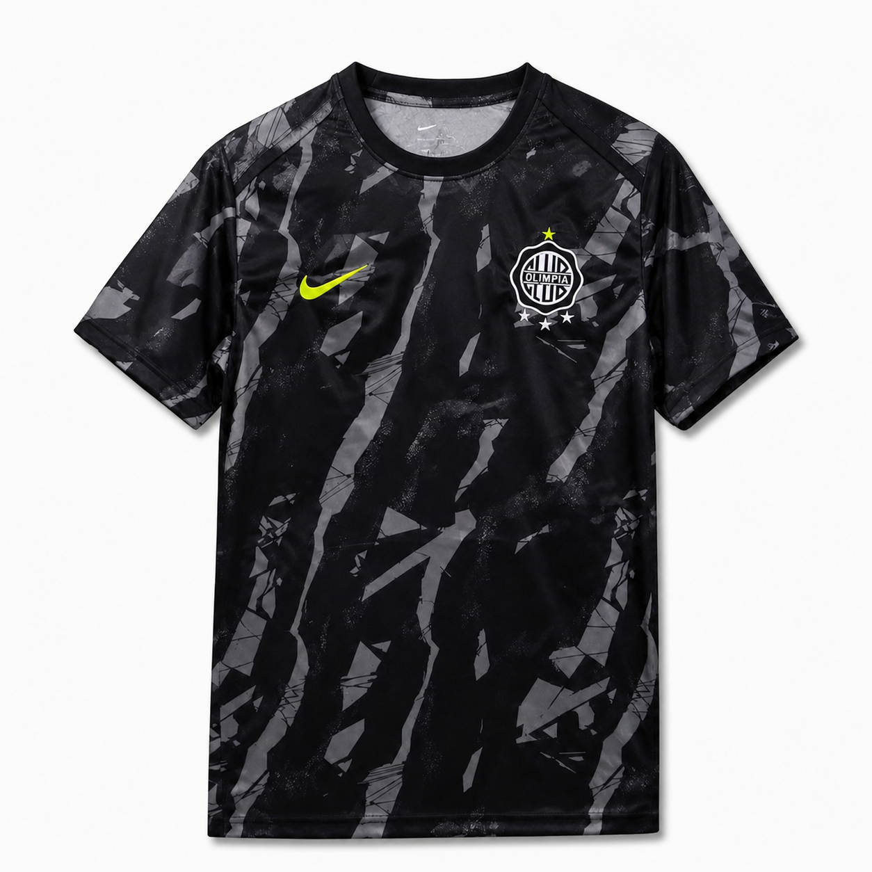 TKH-turbokithub-Club Olimpia 26-27 Black And Grey Pre-Match Training Jersey - Fans Version