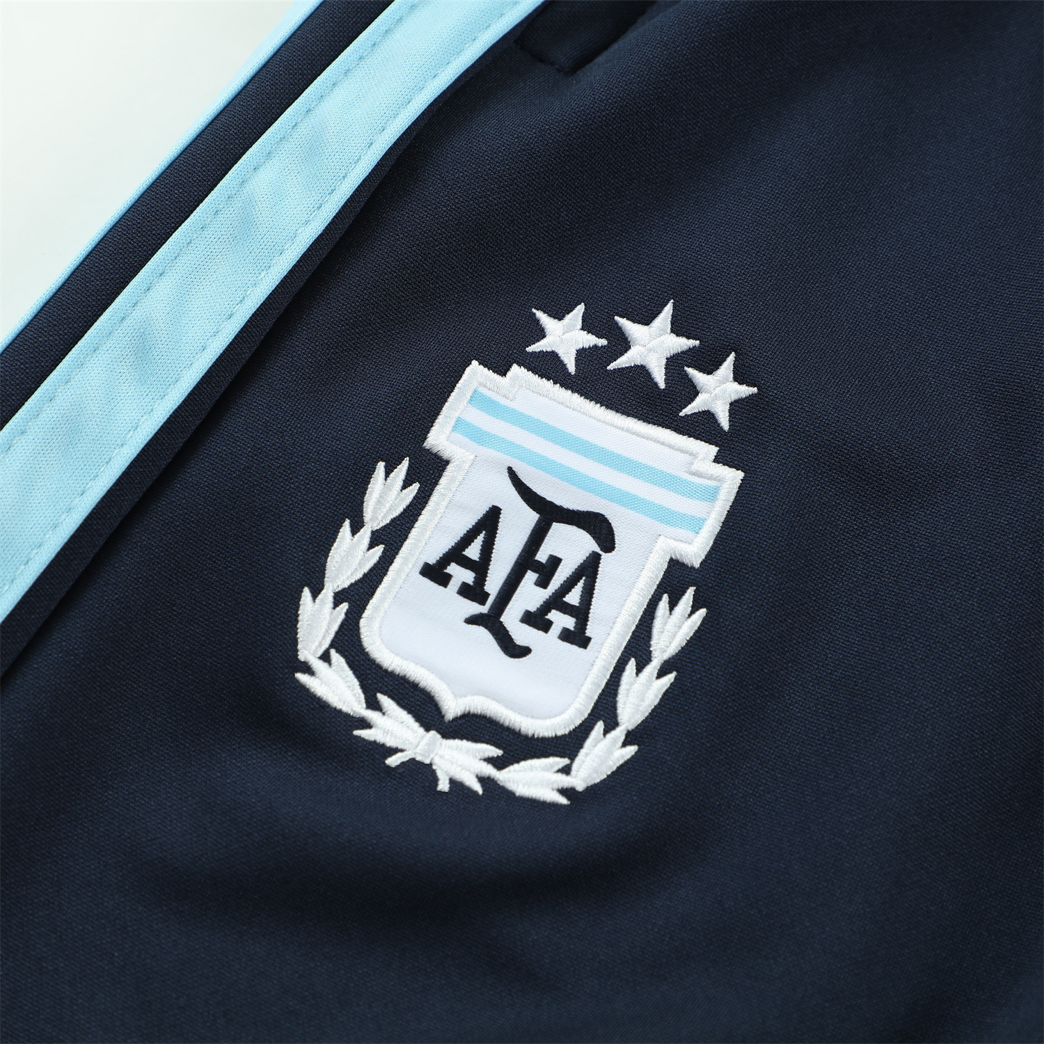 TKH-turbokithub-Argentina 2026 Kids Long Sleeve Training Set - Blue Black Top & Pants