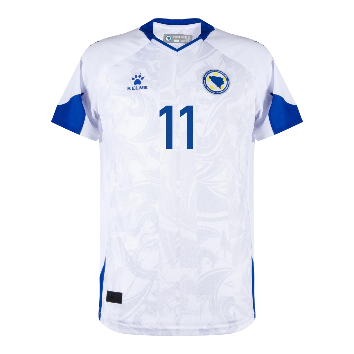 TKH-turbokithub-Bosnia and Herzegovina 2025 Away Jersey - Fans Version