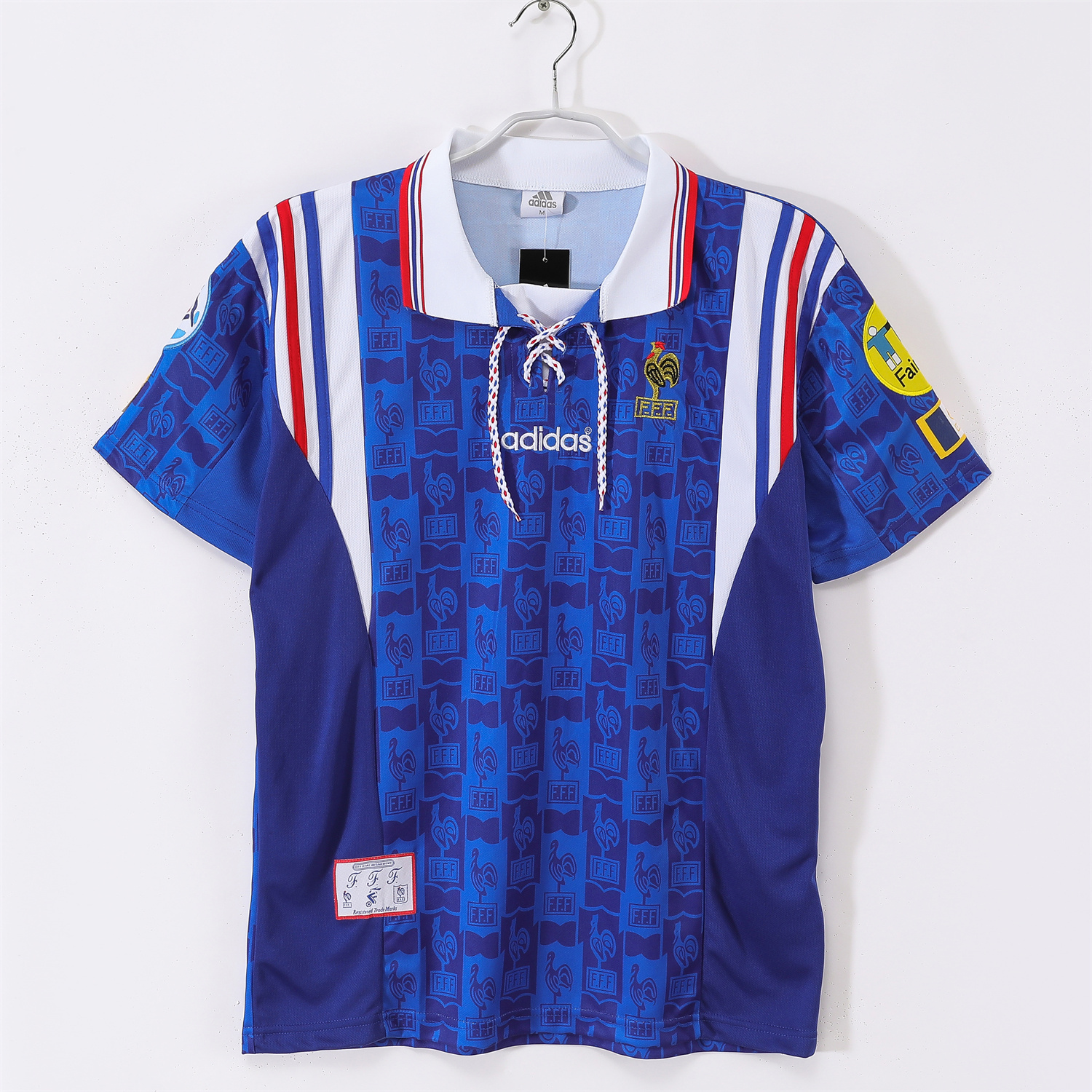 TKH-turbokithub-Retro France 1996 Home Jersey