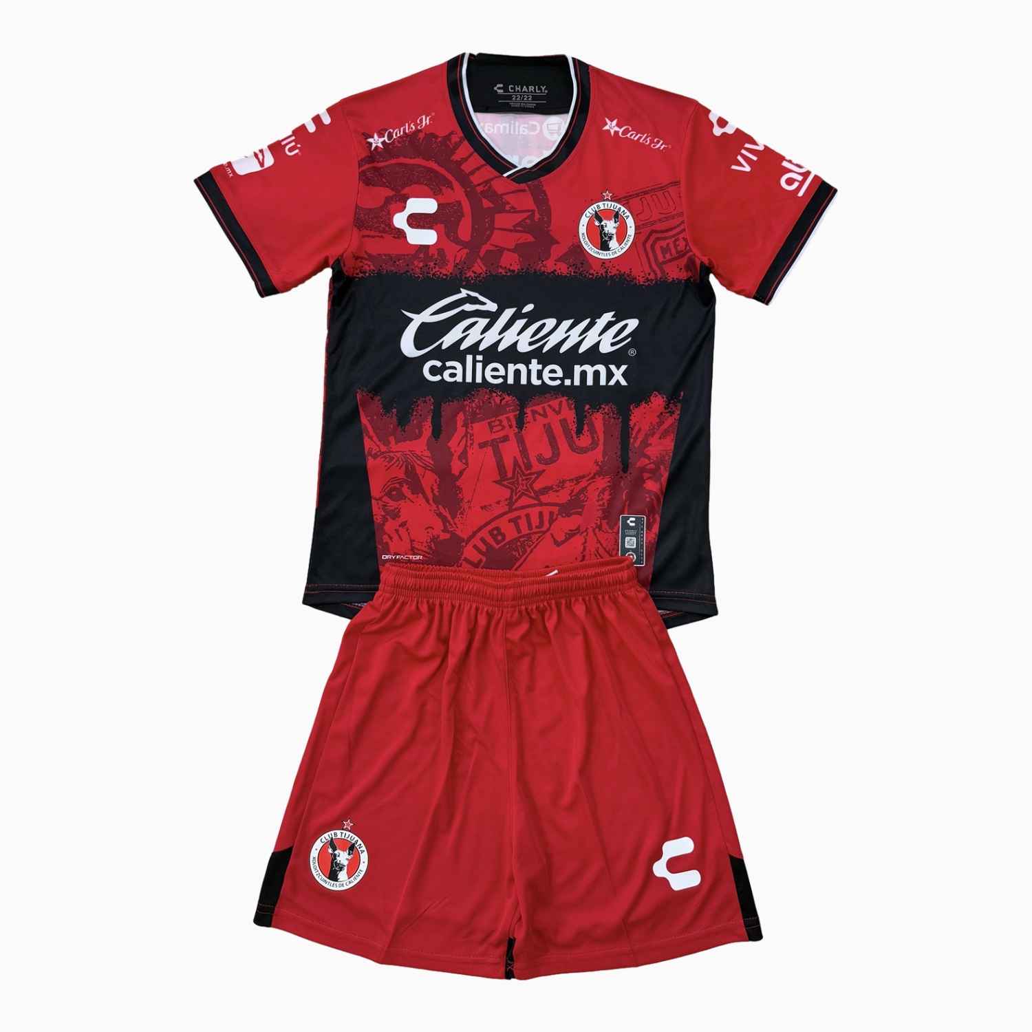 TKH-turbokithub-Club Tijuana 25-26 Home Men's Adult Jersey Set - Fans Version