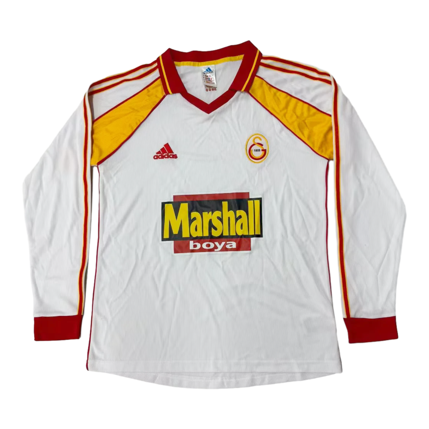 TKH-turbokithub-Retro Galatasaray 1999-00 Away Long Sleeves Jersey