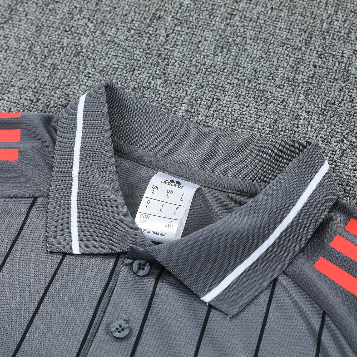 TKH-turbokithub-Bayern Munich 25-26 POLO Short-Sleeve Training Set - Deep Grey Top and Pants