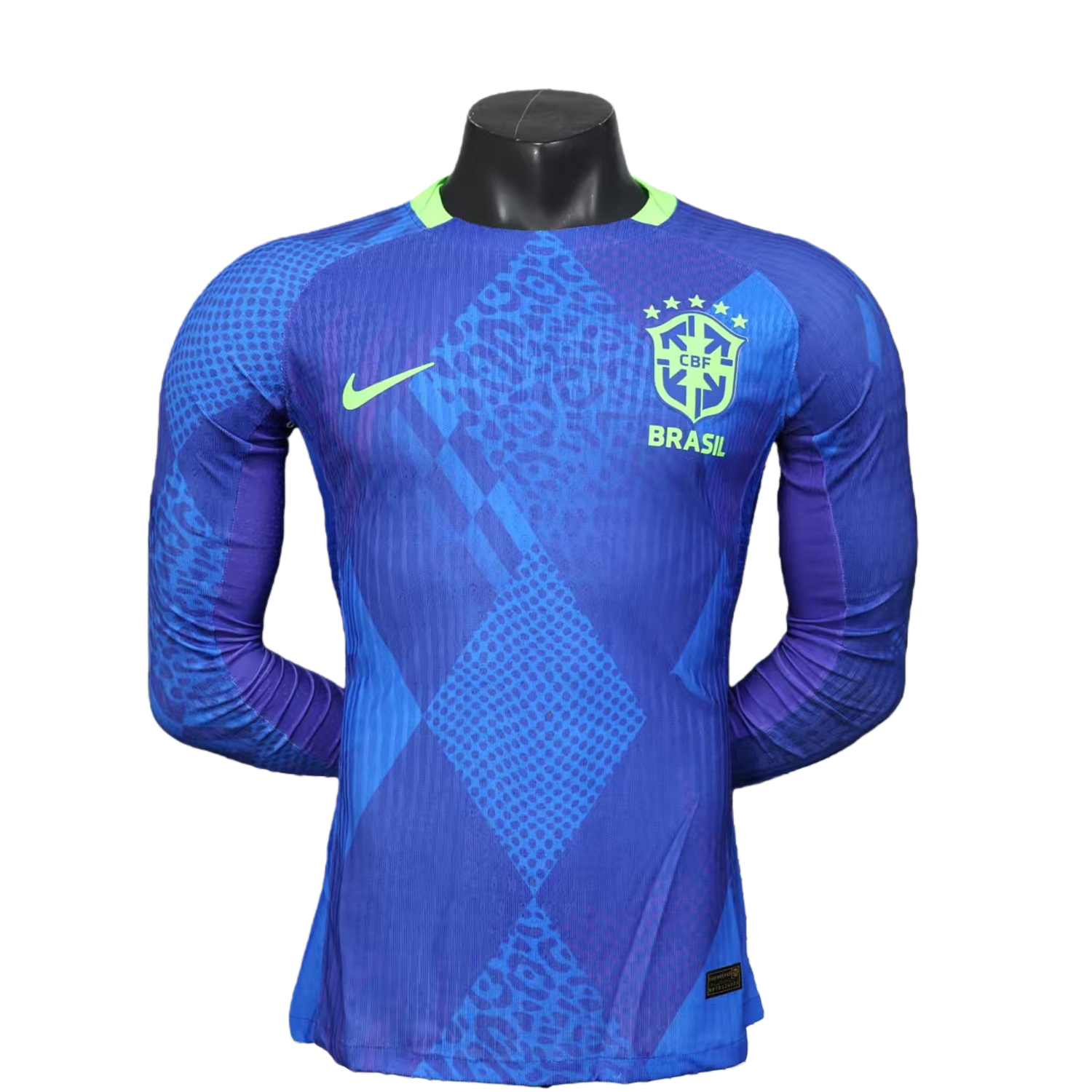 TKH-turbokithub-Brazil 2025 Women's Team Away Long Sleeves Jersey - Men's Player Version