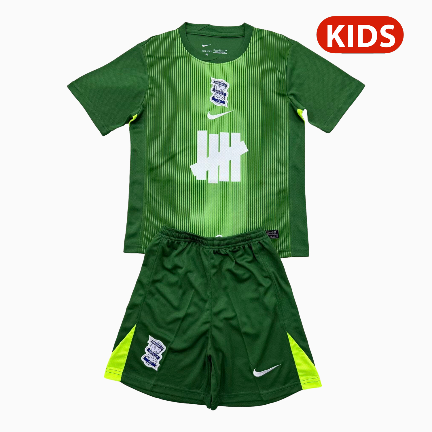 TKH-turbokithub-Birmingham City 25-26 Green Goalkeeper Kids Kit