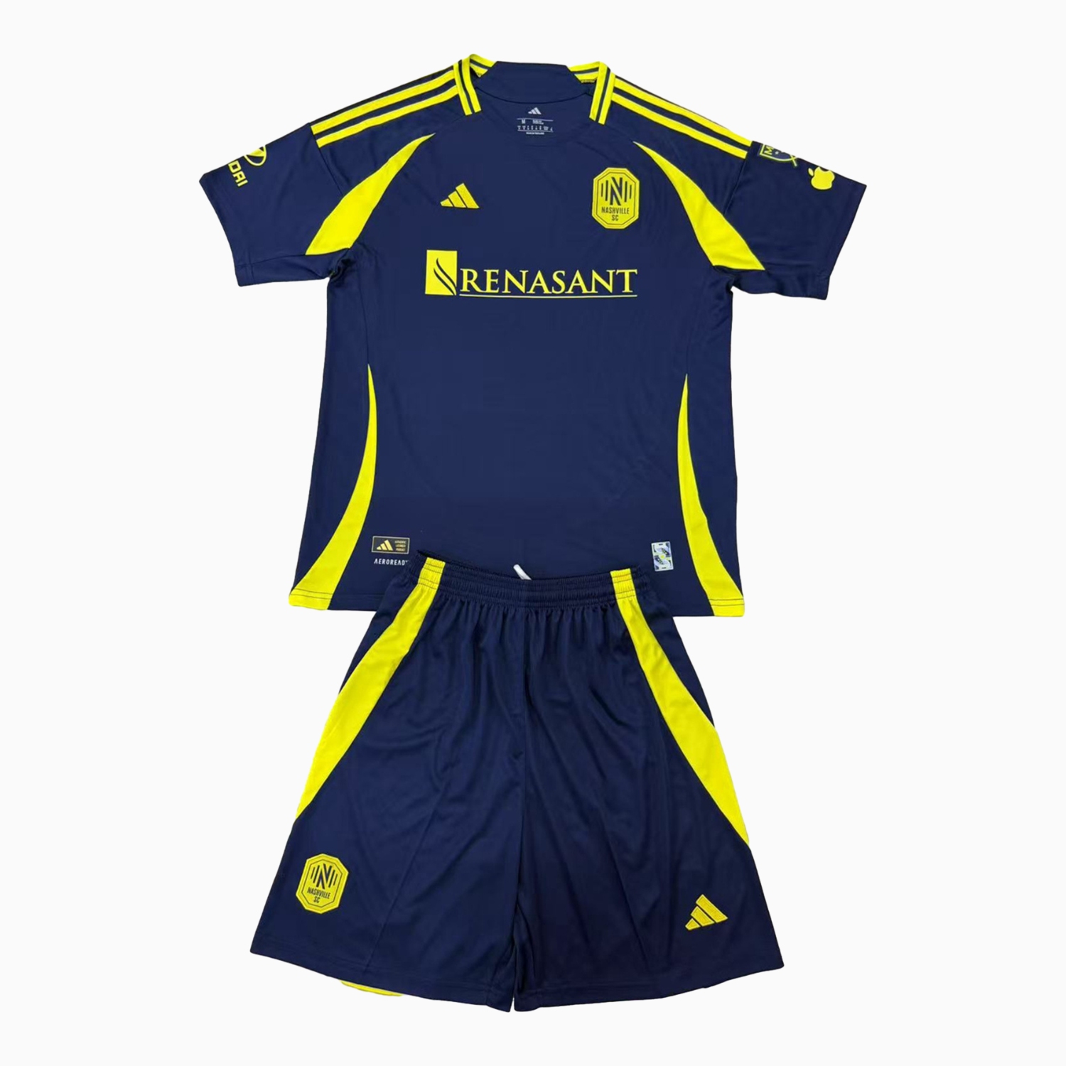 TKH-turbokithub-Nashville SC 2025 Away Men's Adult Jersey Set - Fans Version