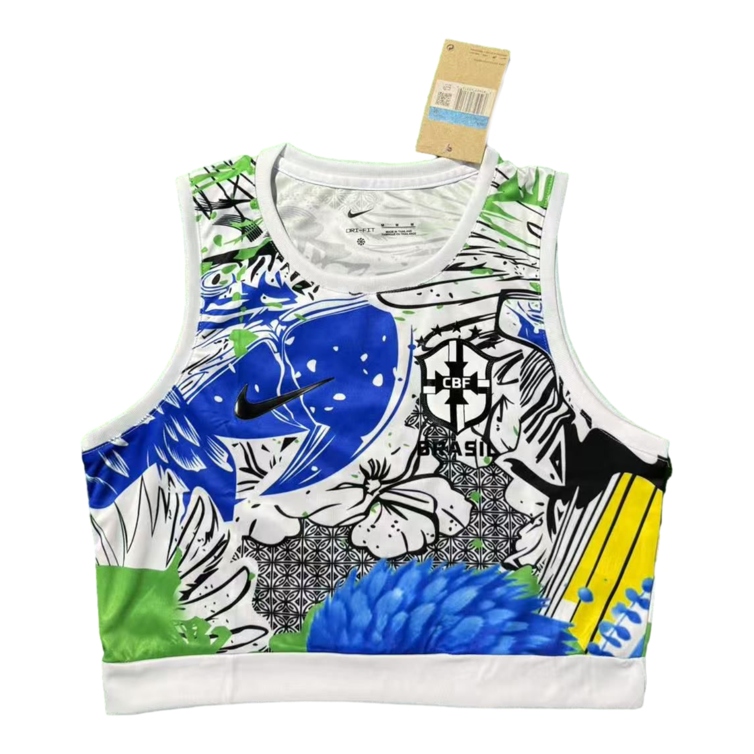 TKH-turbokithub-Women's Brazil 25-26 Blue Parrot Yoga Vest