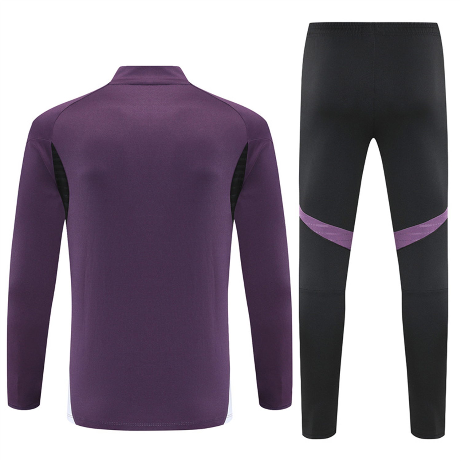 TKH-turbokithub-Manchester United 25-26 Long Sleeves Training Set - Purple Top & Black Pants