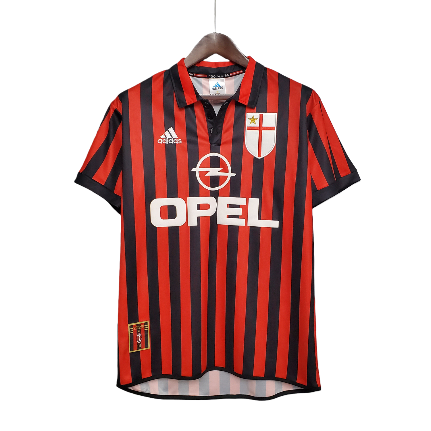 TKH-turbokithub-Retro AC Milan 99-00 Home Stadium Jersey
