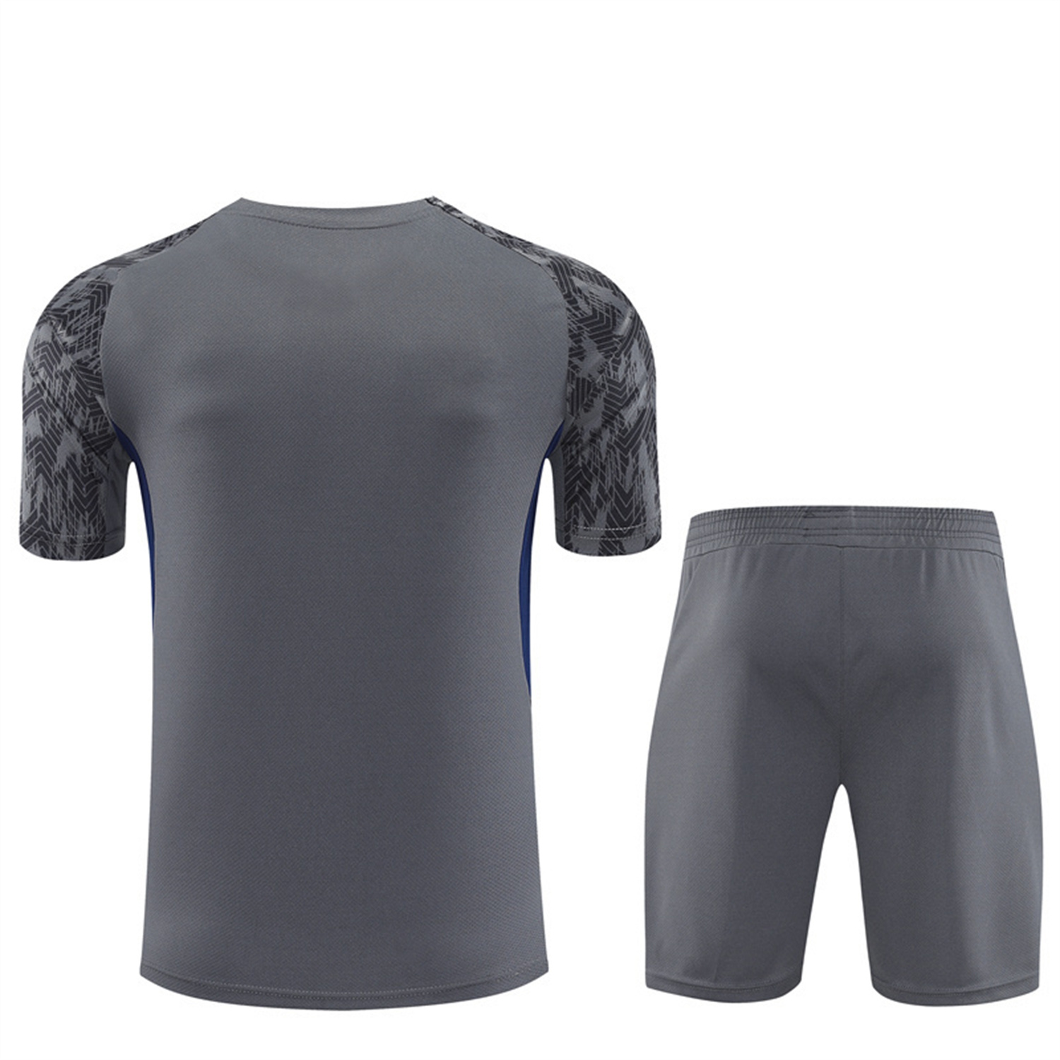 TKH-turbokithub-Feyenoord 25-26 Short-Sleeve Training Set - Dark Gray Top & Dark Gray Shorts