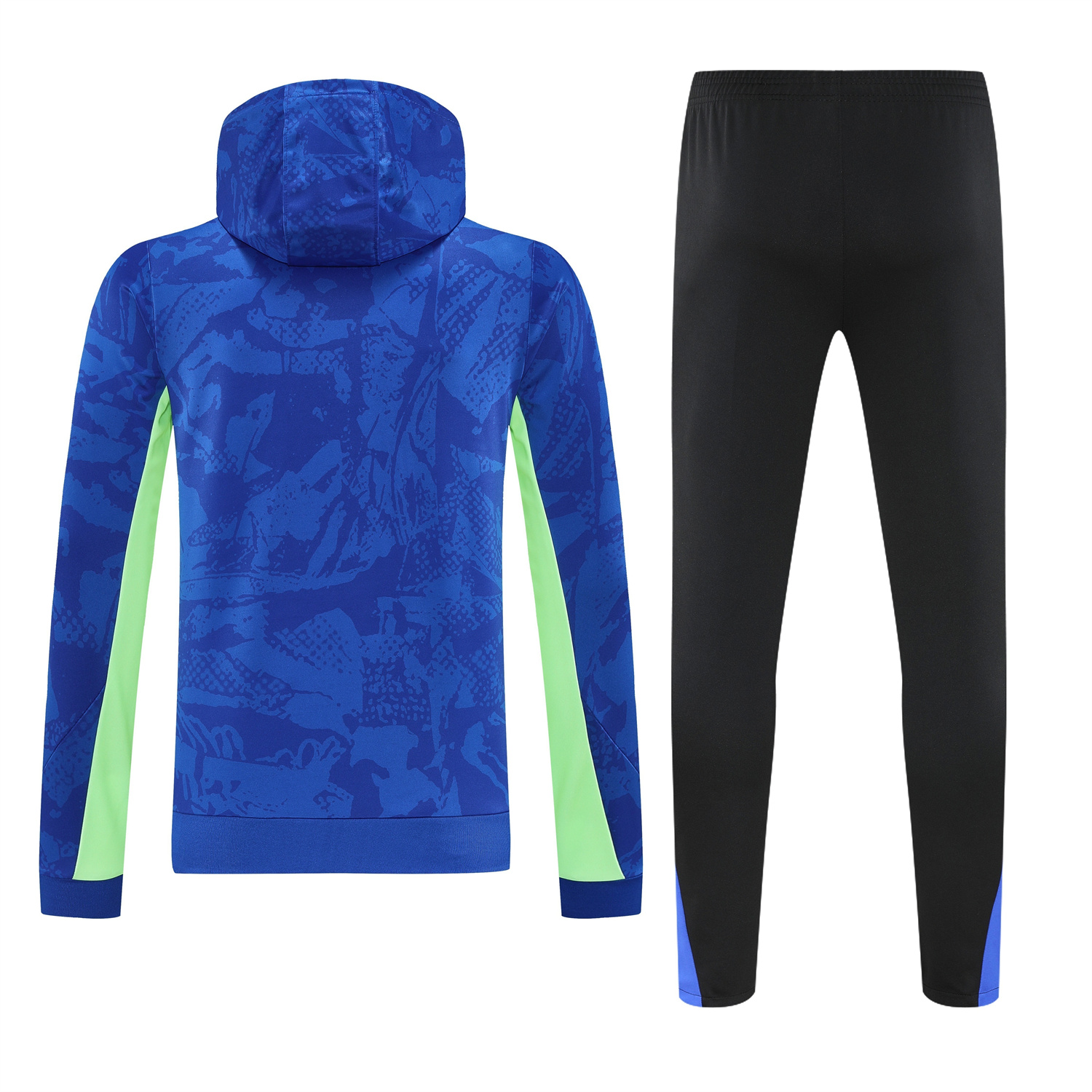 TKH-turbokithub-Barcelona 25-26 Training Hoodie Set - Blue Green Hoodie and Black Pants