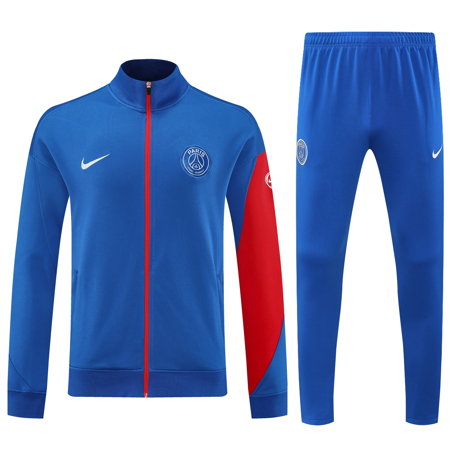 TKH-turbokithub-Paris Saint-Germain PSG 25-26 Jacket Training Tracksuit - Blue Jackets & Blue Pants