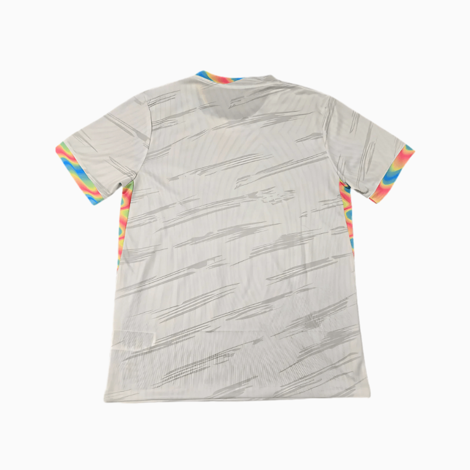 TKH-turbokithub-Barcelona 25-26 Colored Cuffs White Jersey - Fans Version