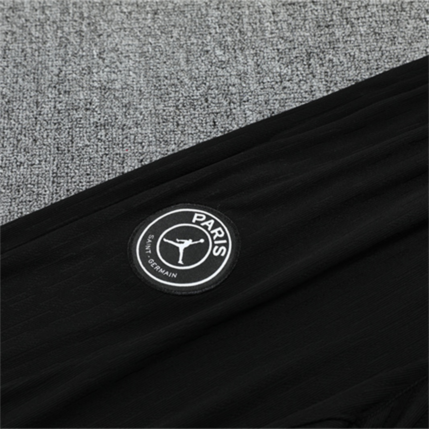 TKH-turbokithub-Paris Saint-Germain PSG 25-26 Jordan Long Sleeve Training Set - Pure Black Top & Pants