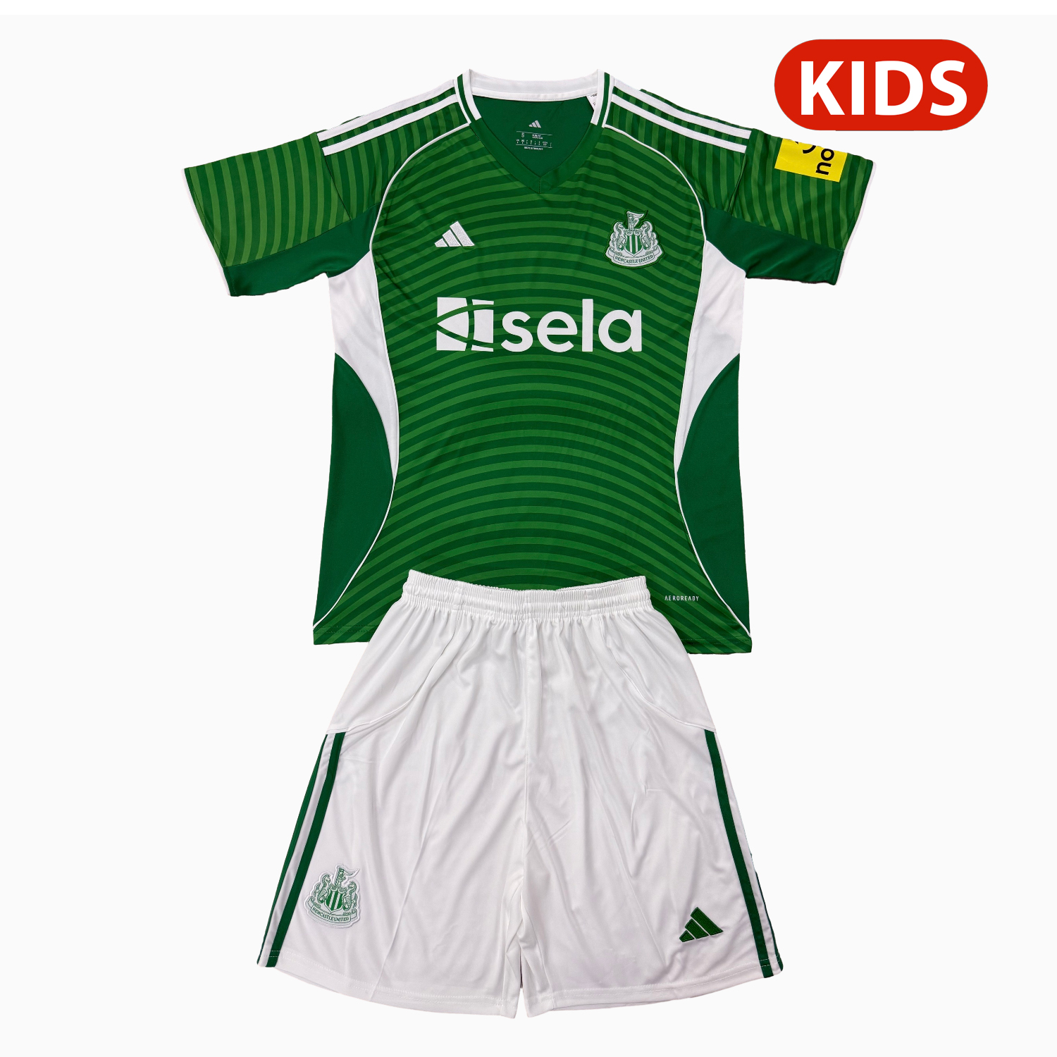 TKH-turbokithub-Newcastle United 25-26 Away Kids Kit