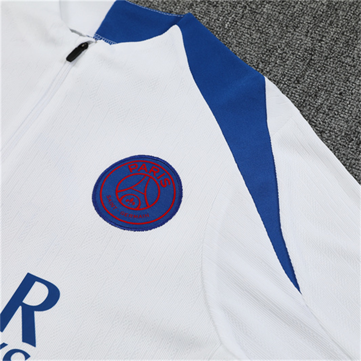 TKH-turbokithub-Paris Saint-Germain PSG 25-26 Long Sleeve Training Set - Player Version - White Top and Black Pants