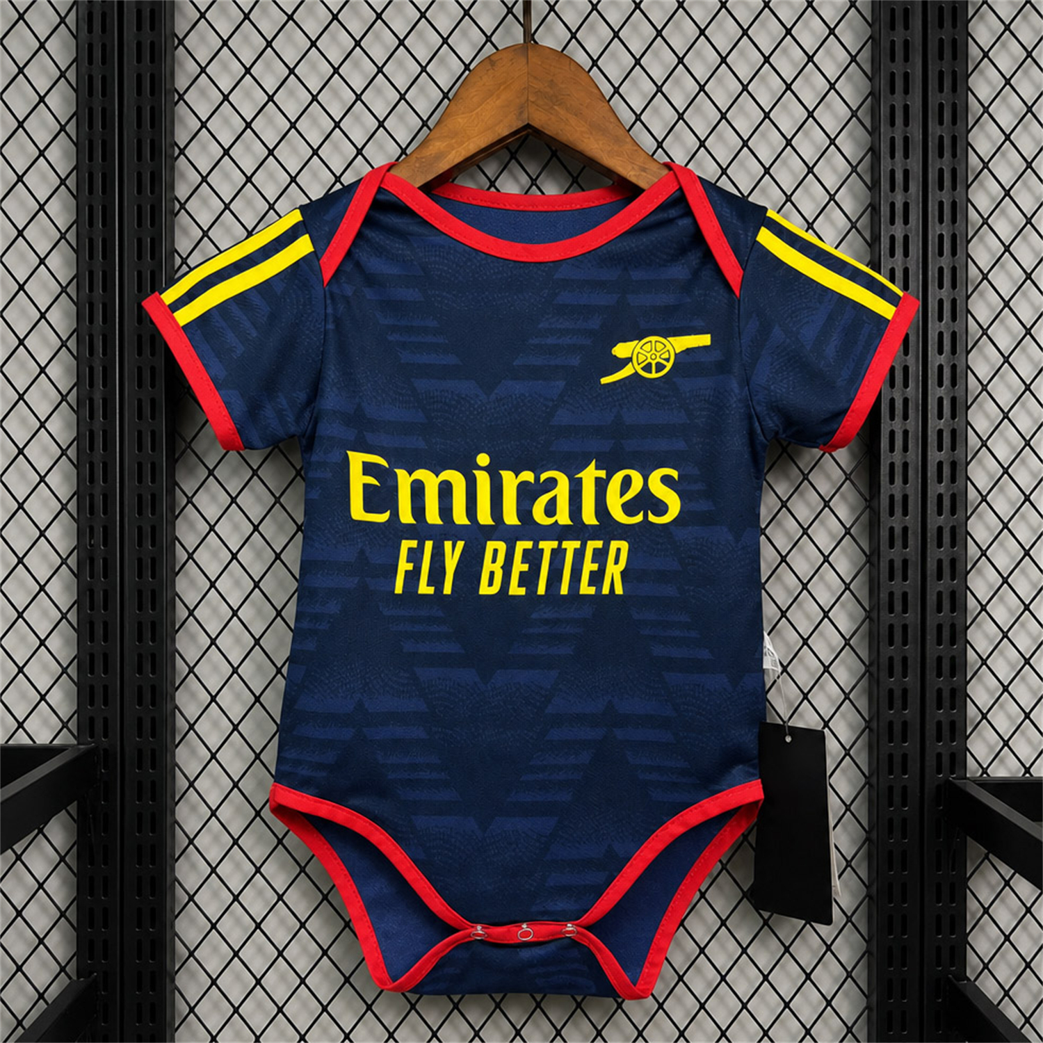 TKH-turbokithub-Arsenal 26-27 Away Baby Crawling Suit