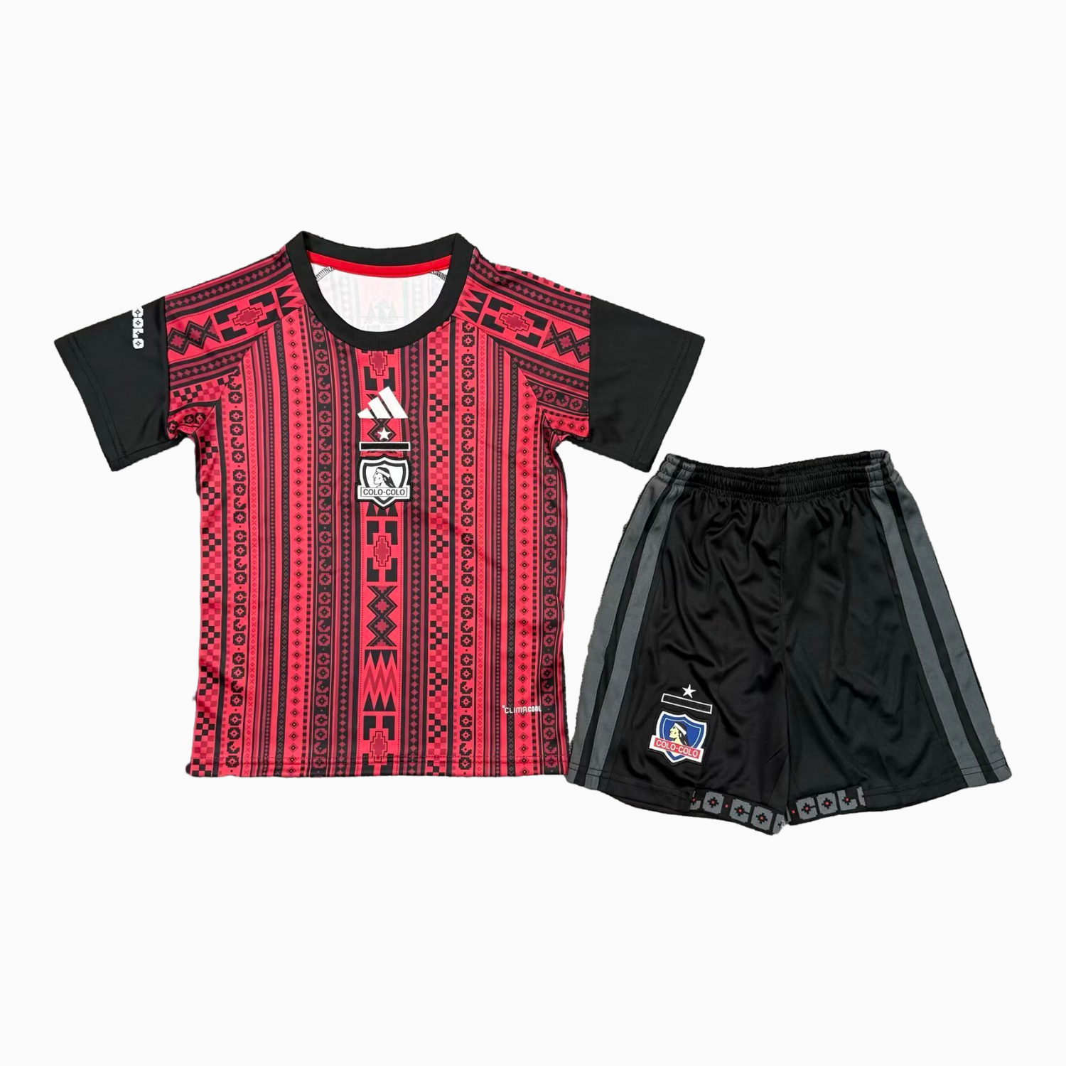 TKH-turbokithub-Colo Colo 25-26 Red Pre-Match Kids Kit