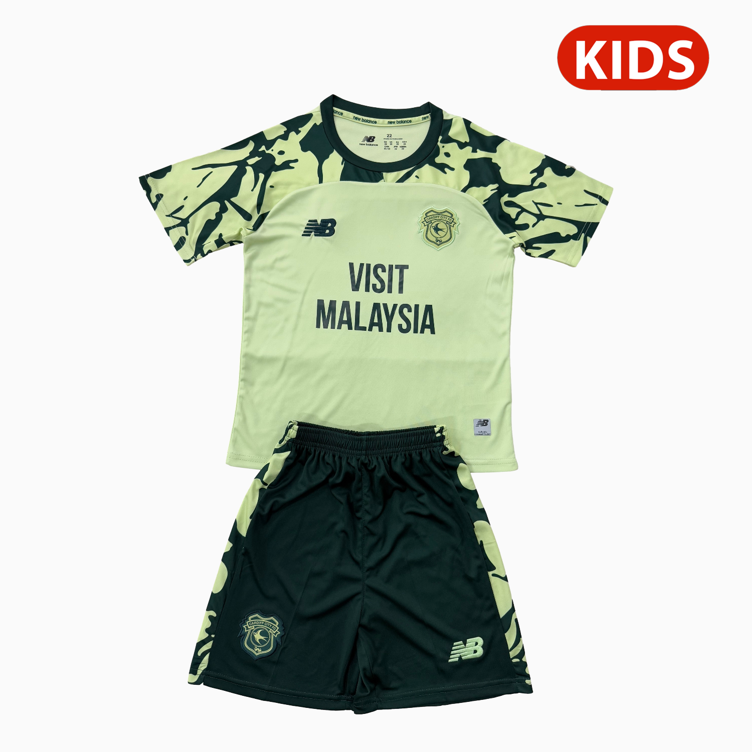 TKH-turbokithub-Cardiff City 25-26 Away Kids Kit
